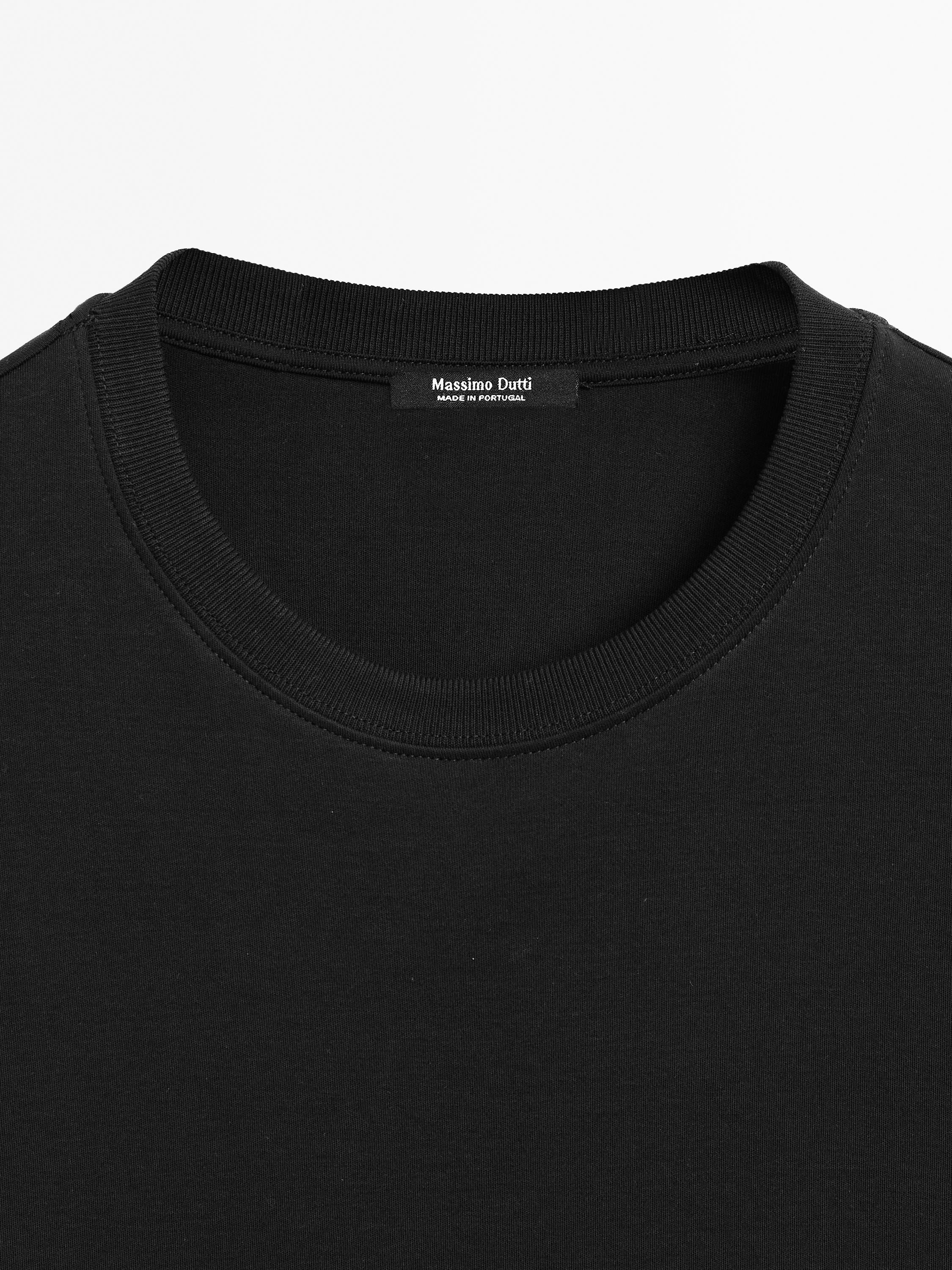 100% cotton interlock crew neck T-shirt
