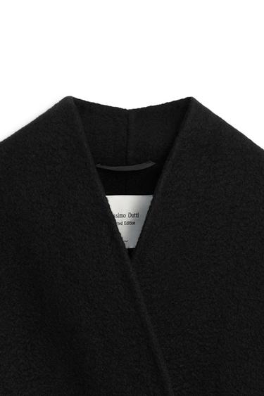 100% cashmere double-breasted coat - LIMITED EDITION — BLACK 9