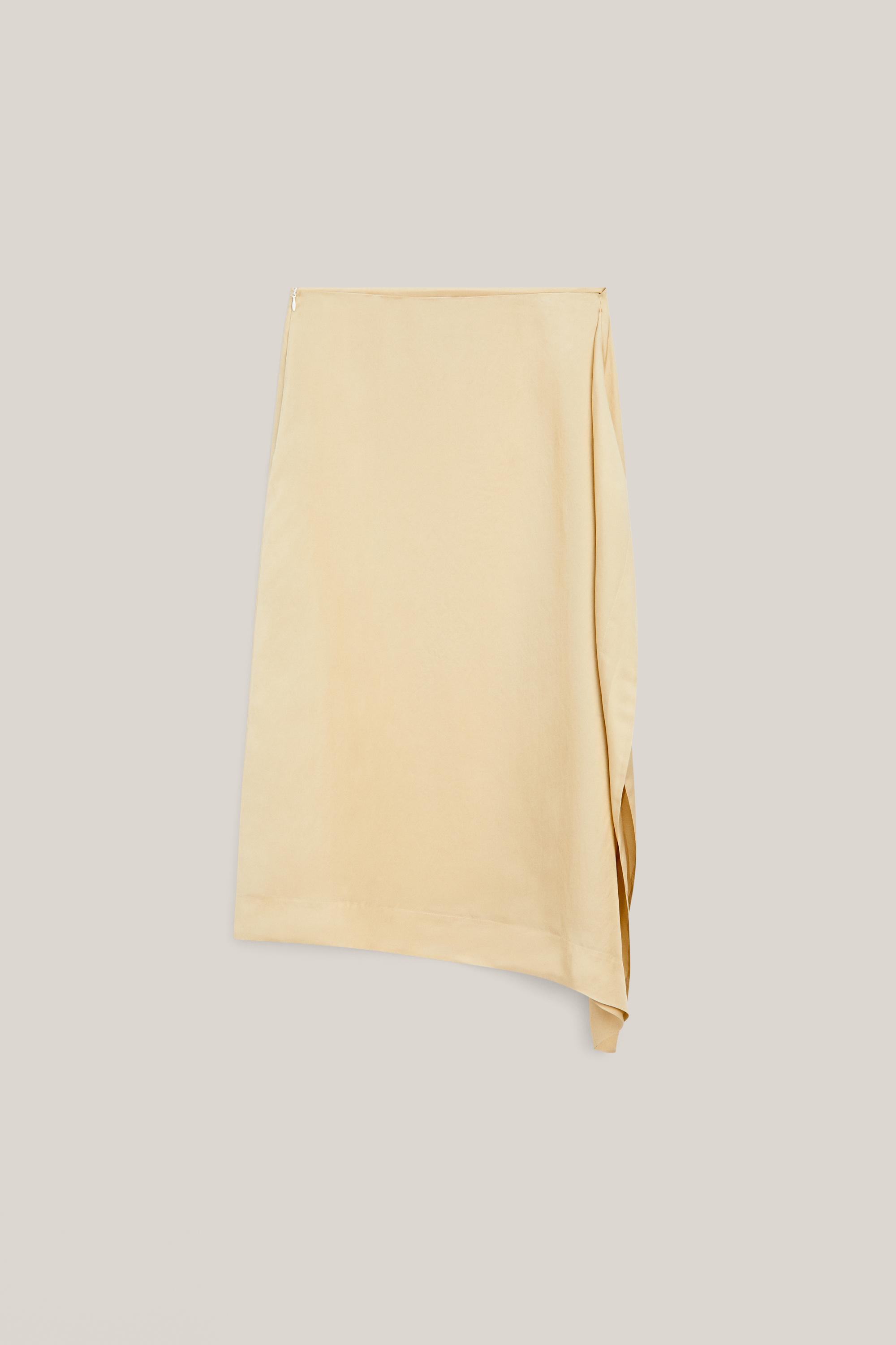 Flowing midi pareo skirt - LIMITED EDITION — MUSTARD YELLOW