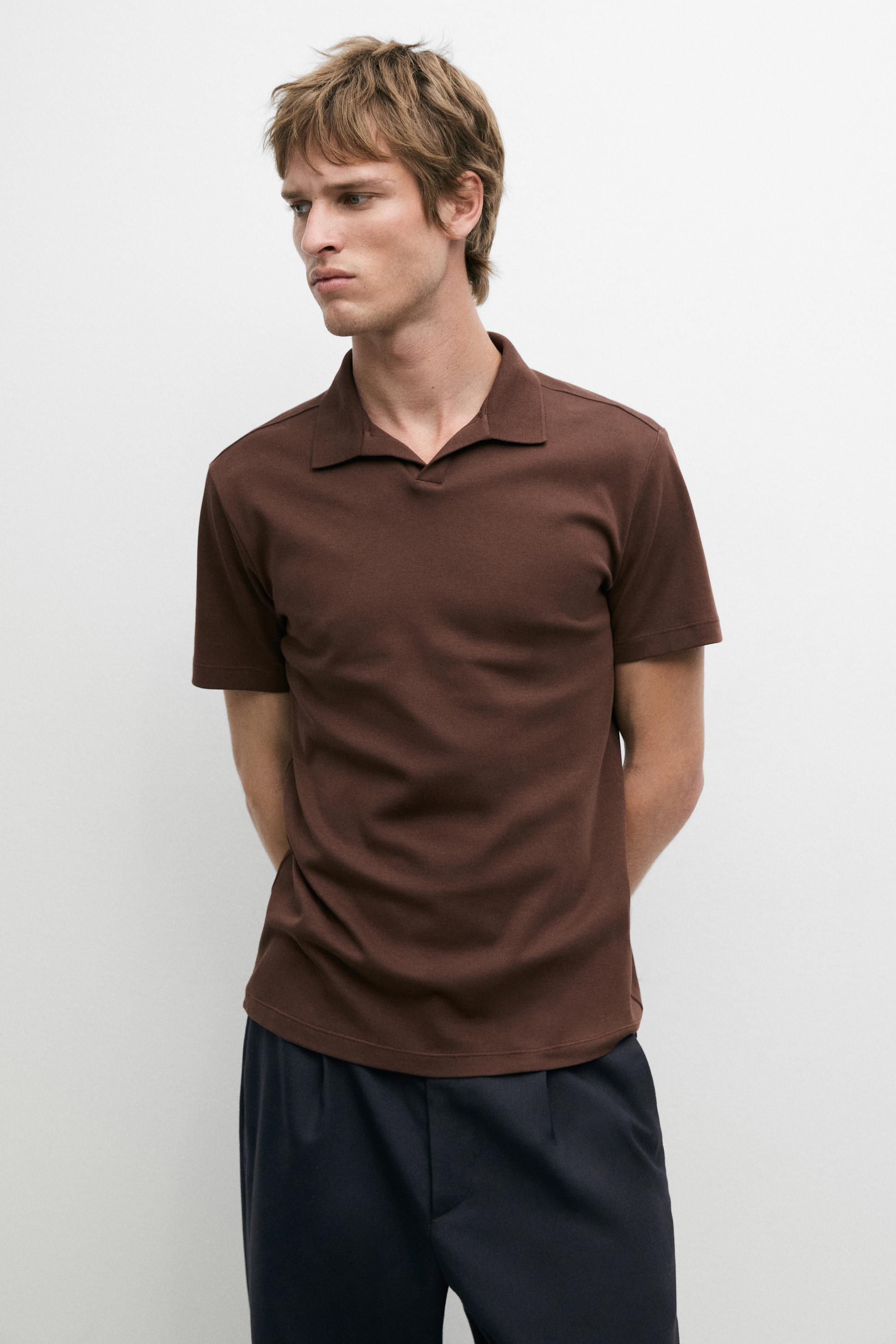 100% cotton short sleeve polo shirt