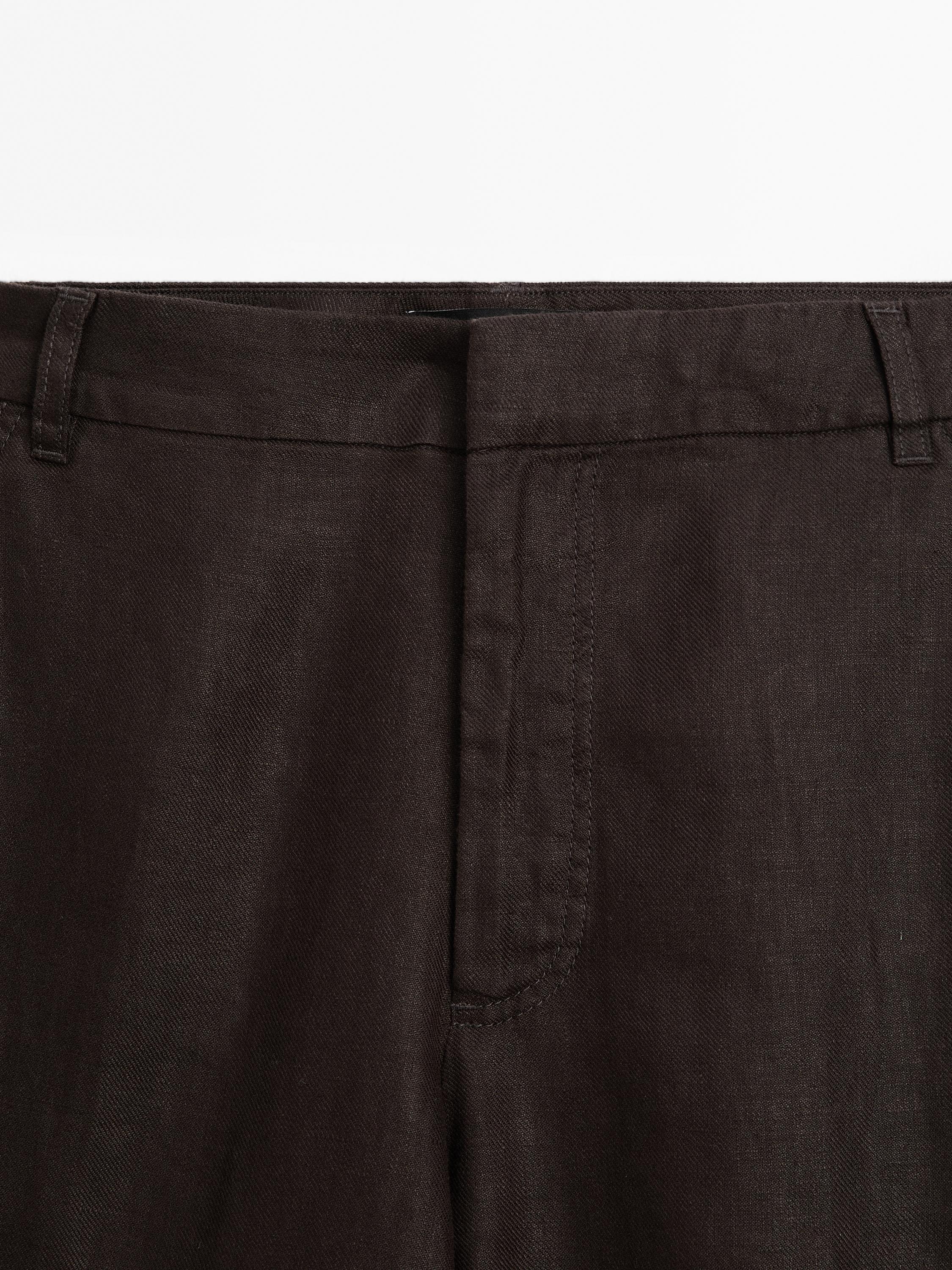 Pantalón fluido 100% lino