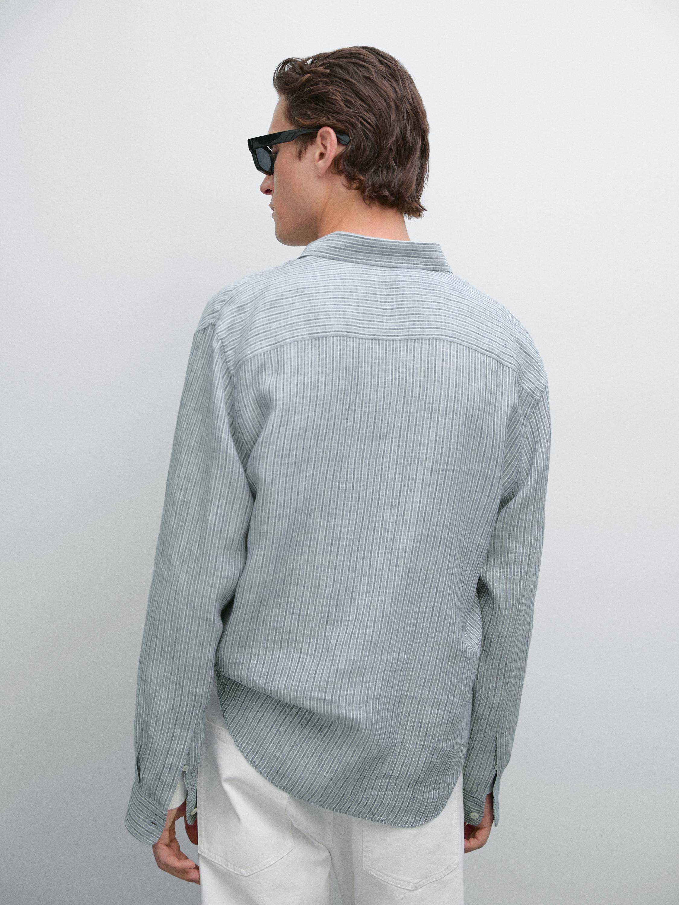 Regular fit striped shirt