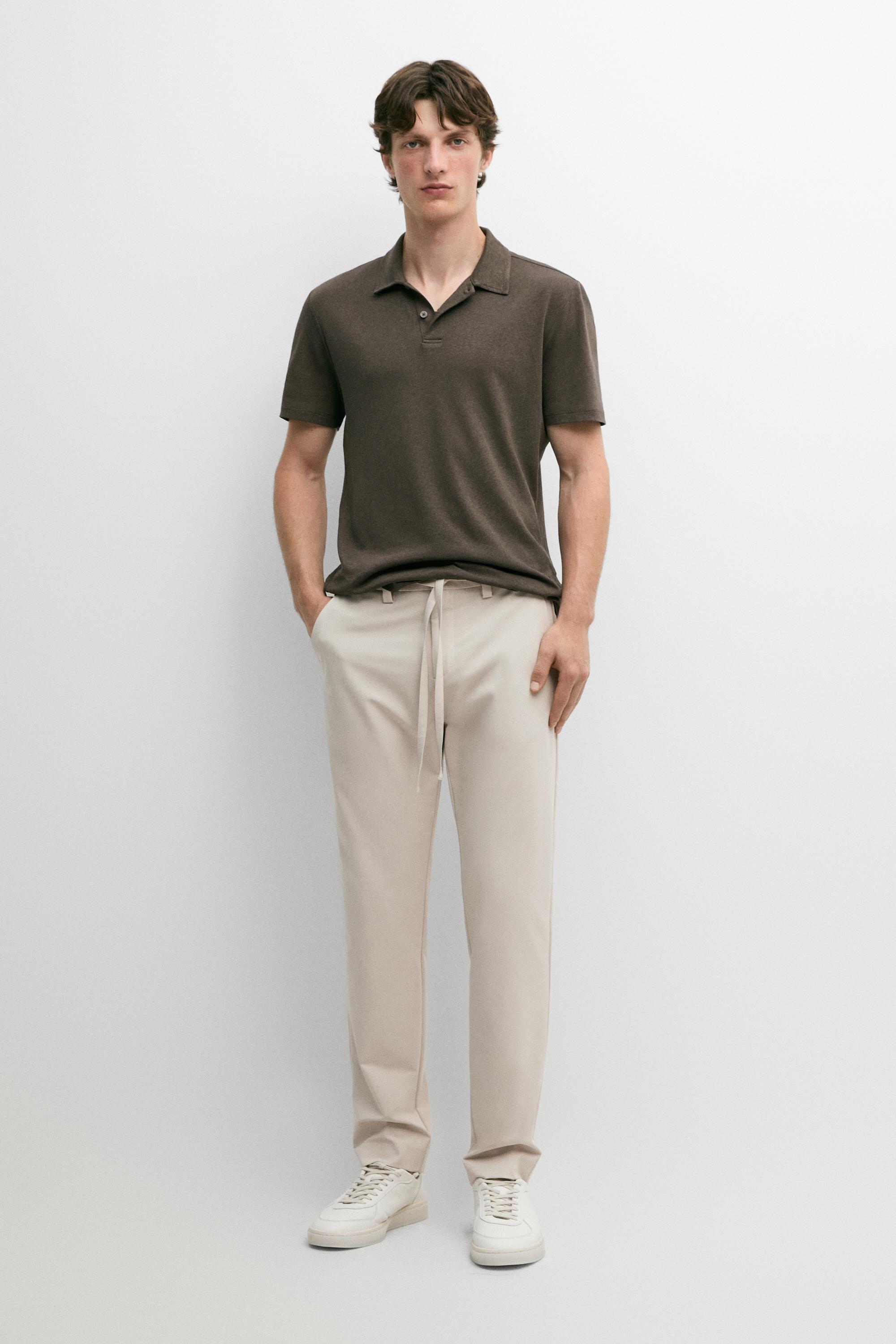 Technical trousers — Light Beige