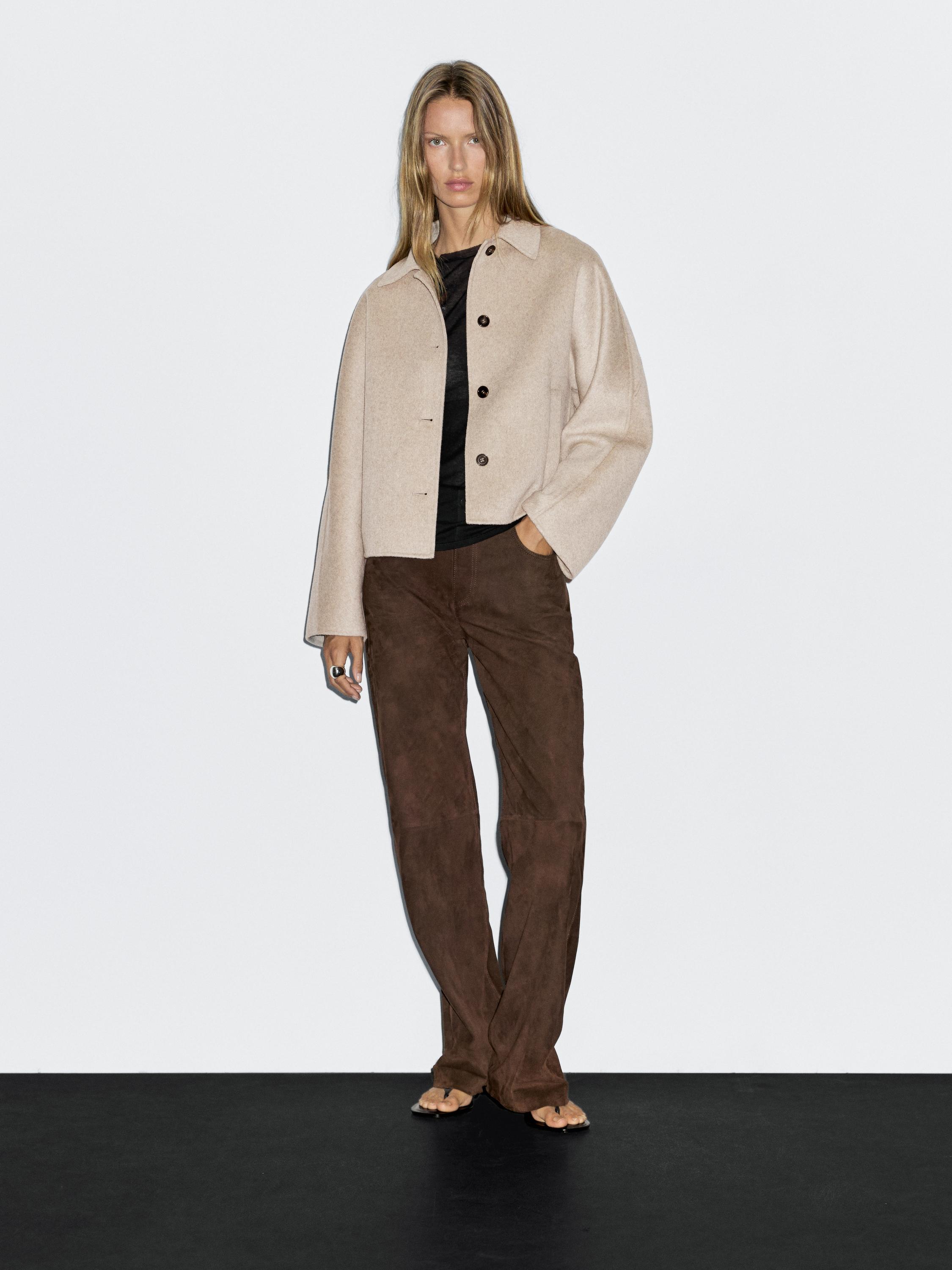 Veste courte laine