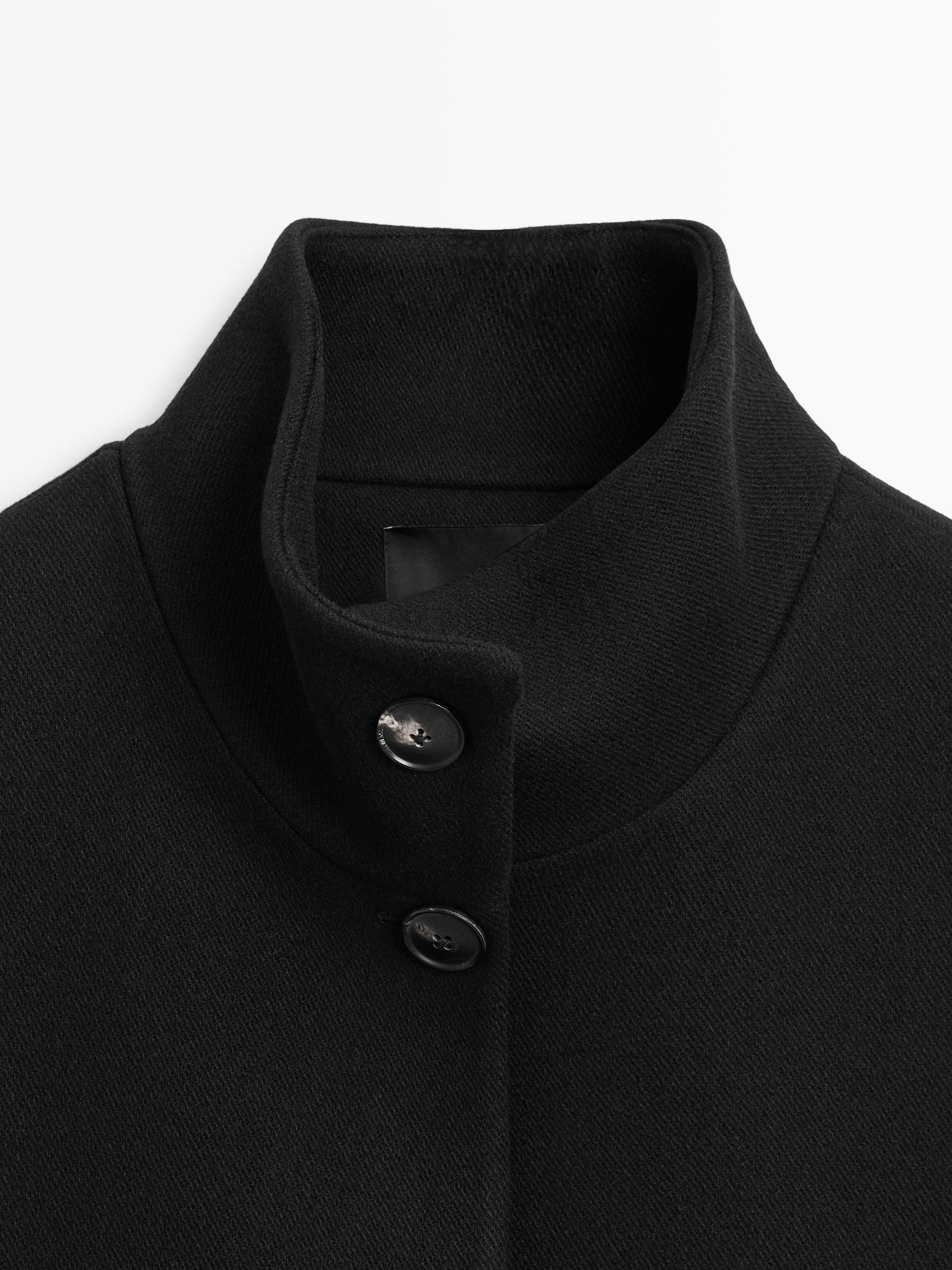 Veste bomber col montant · Noir · Manteaux Et Vestes | Massimo Dutti Veste bomber col montant · Noir · Manteaux Et Vestes | Massimo Dutti