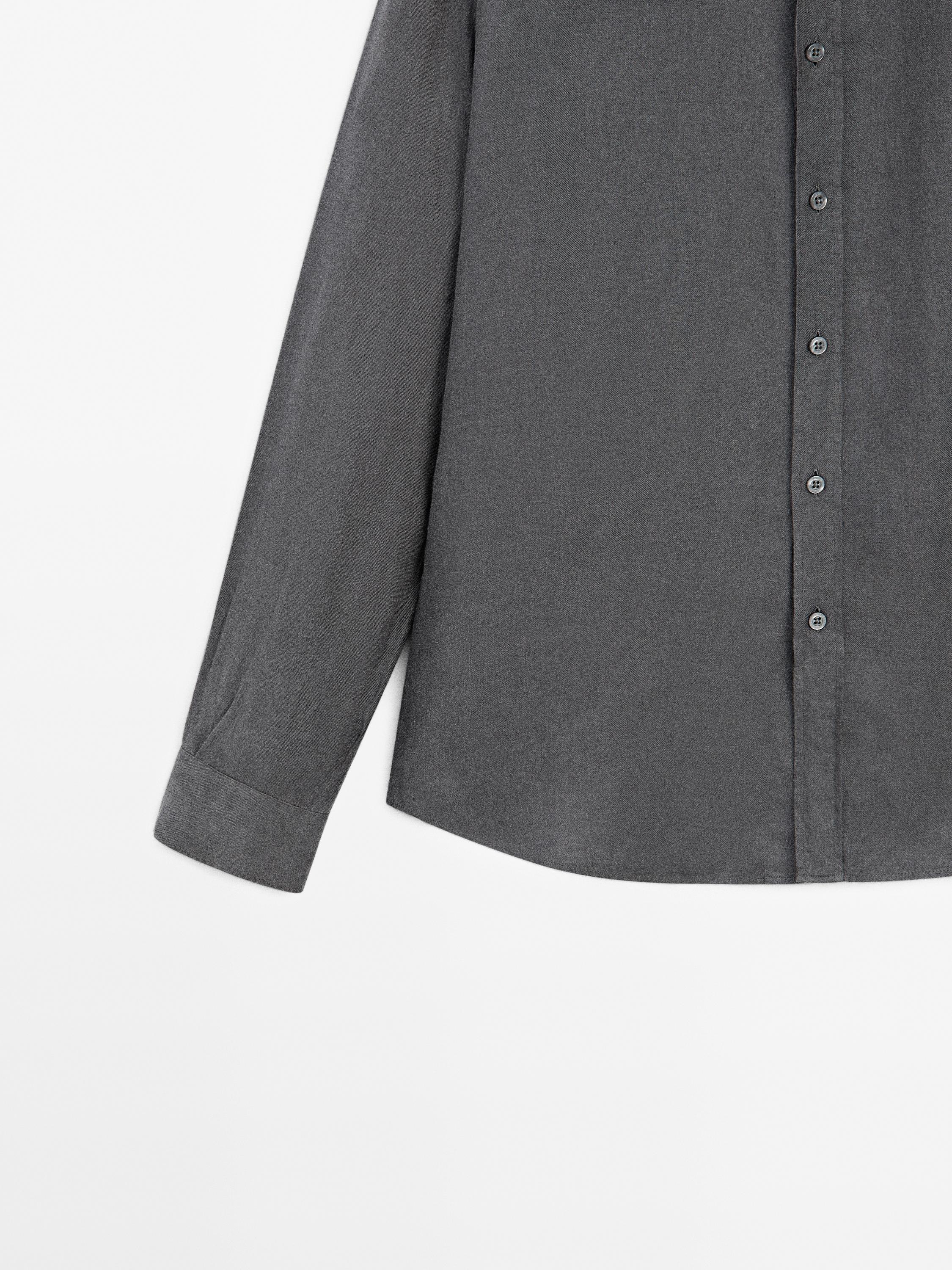 100% linen regular fit shirt