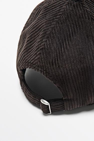 Corduroy cap — BROWN 3