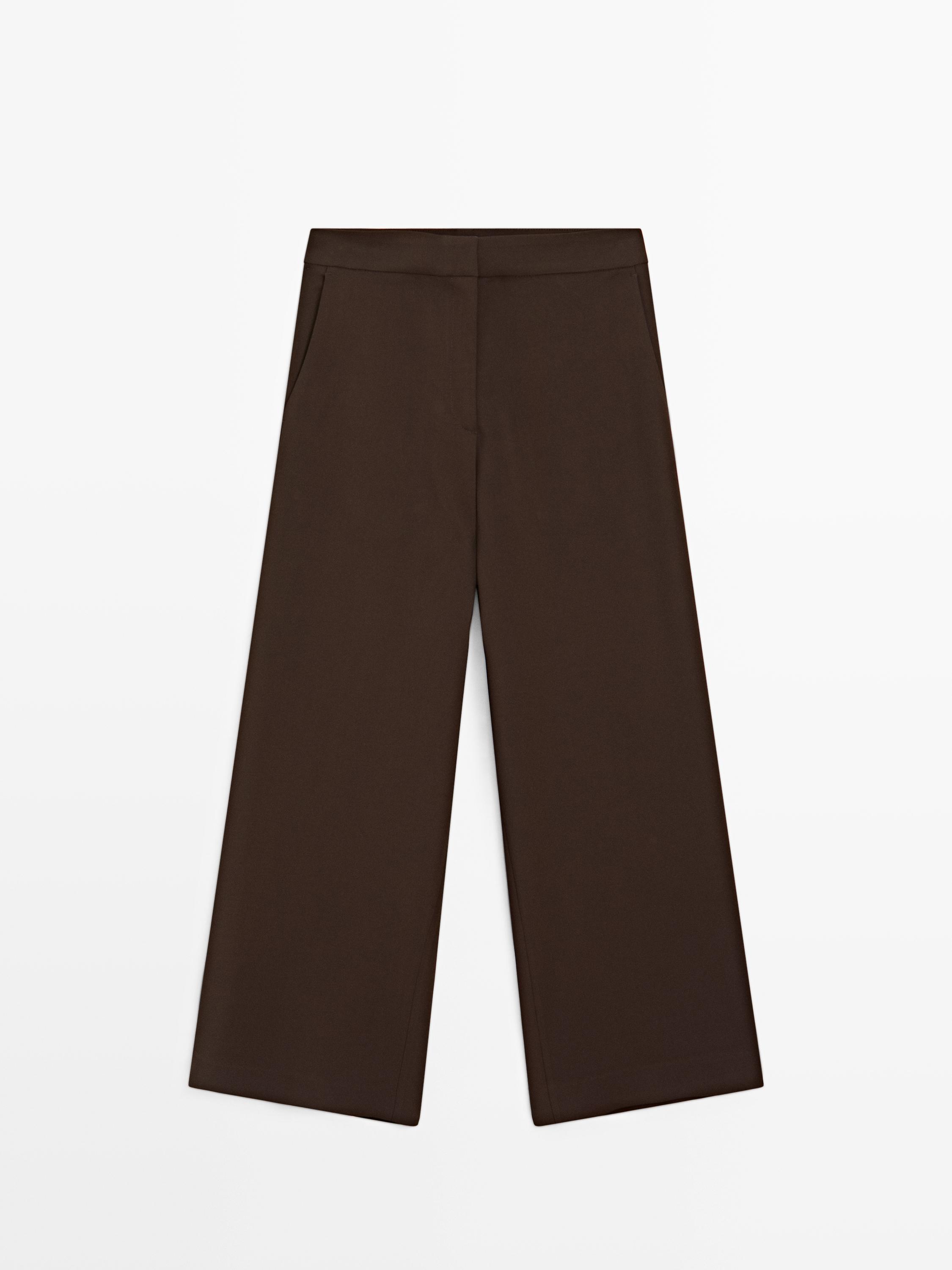 Formal wide-leg trousers
