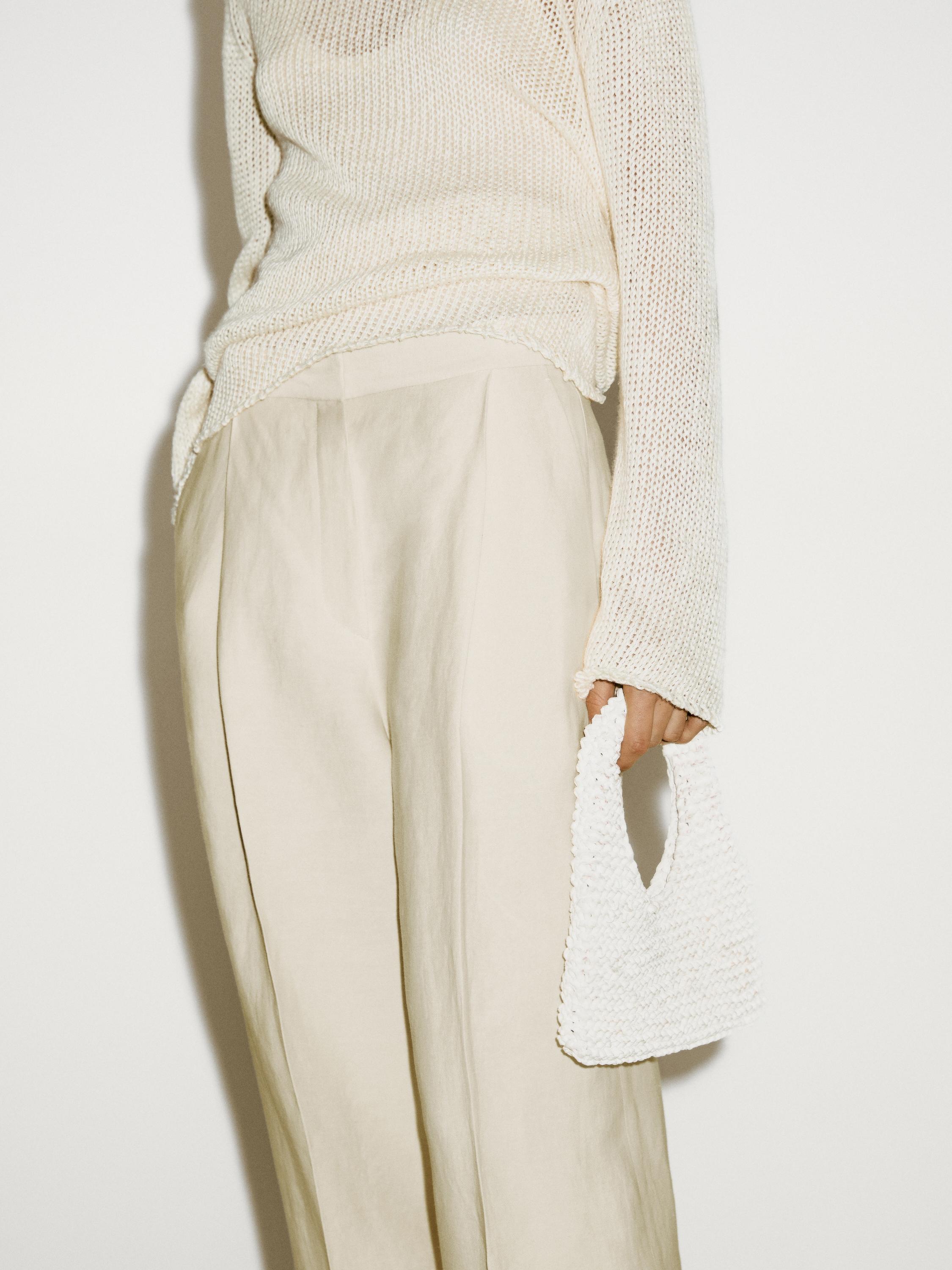 Trousers with dart detail - Limited Edition