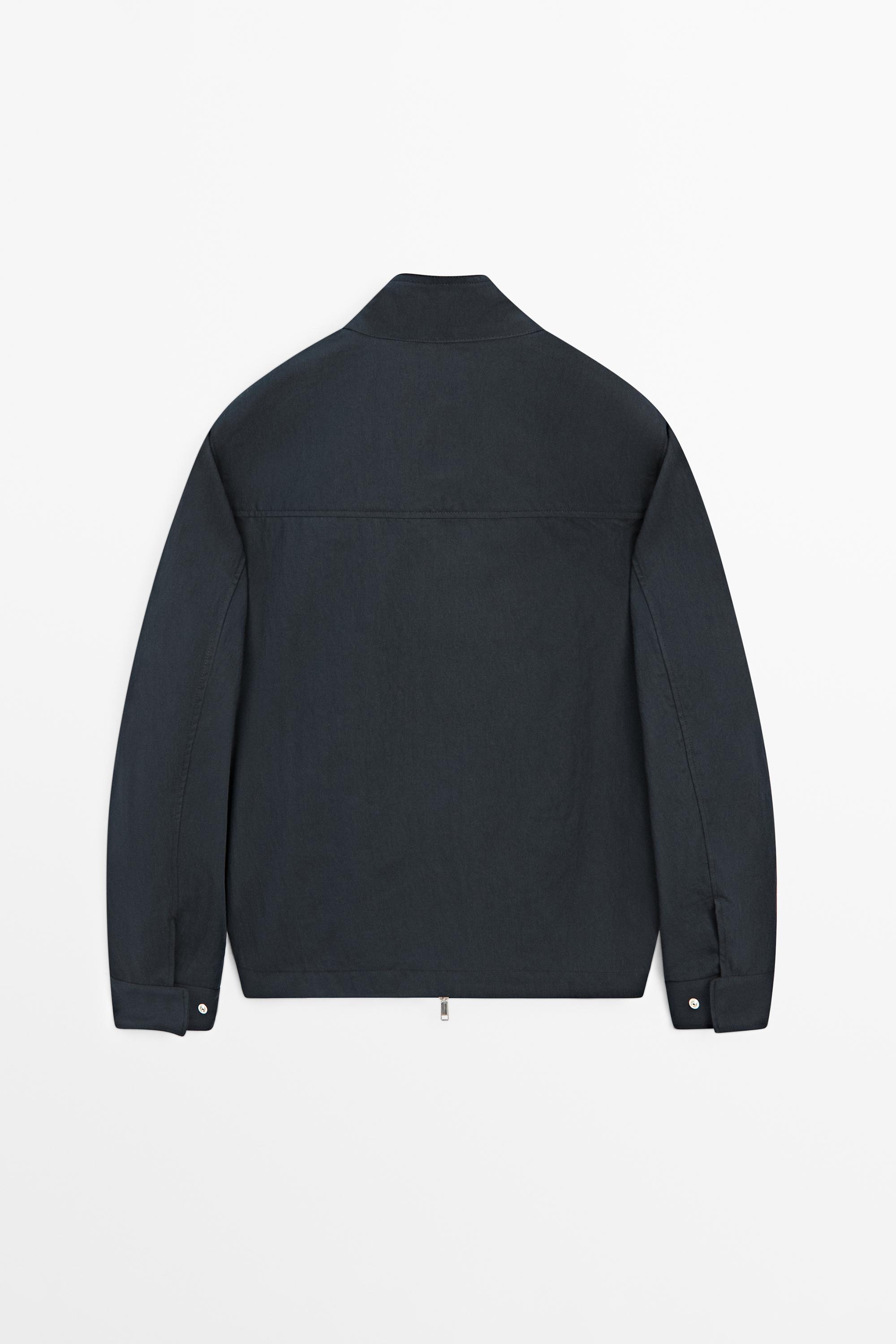 Short jacket with pocket details — NAVY BLUE