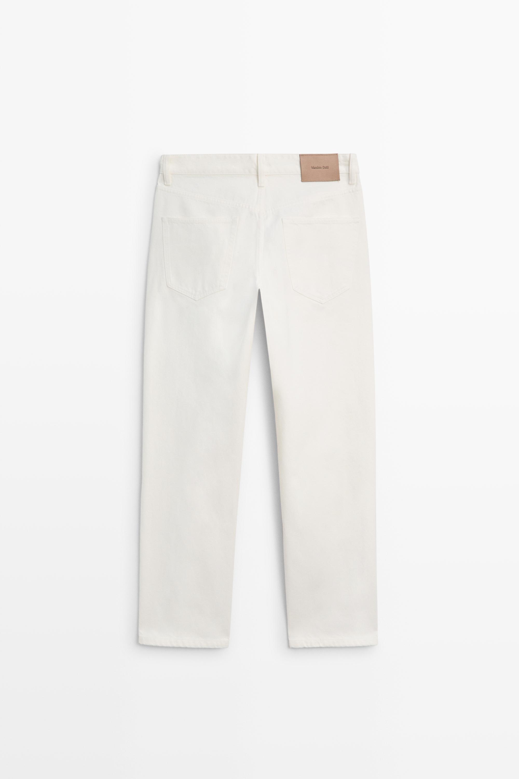 Tapered Fit Jeans — CREAM