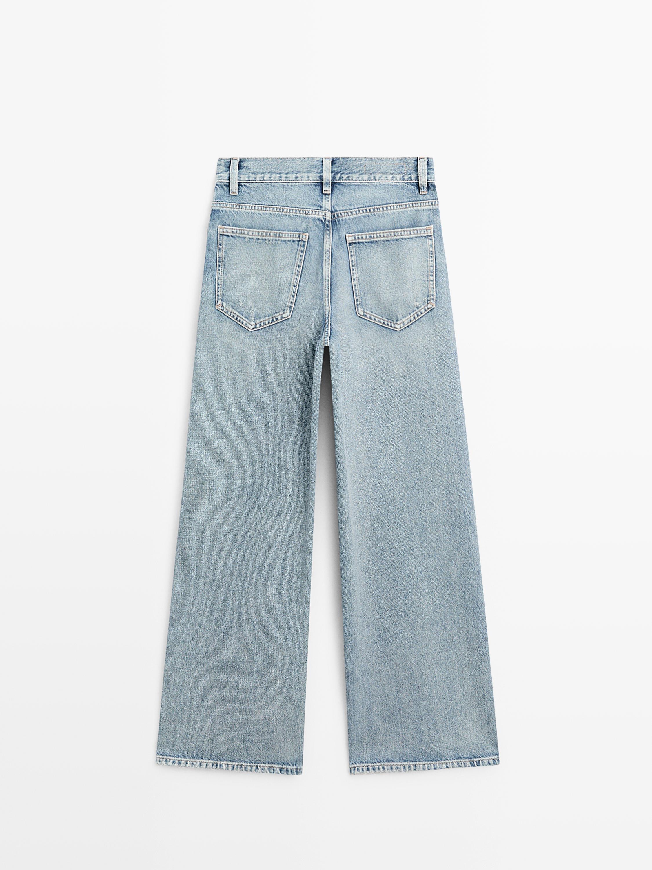 Wide-leg jeans — Light Blue