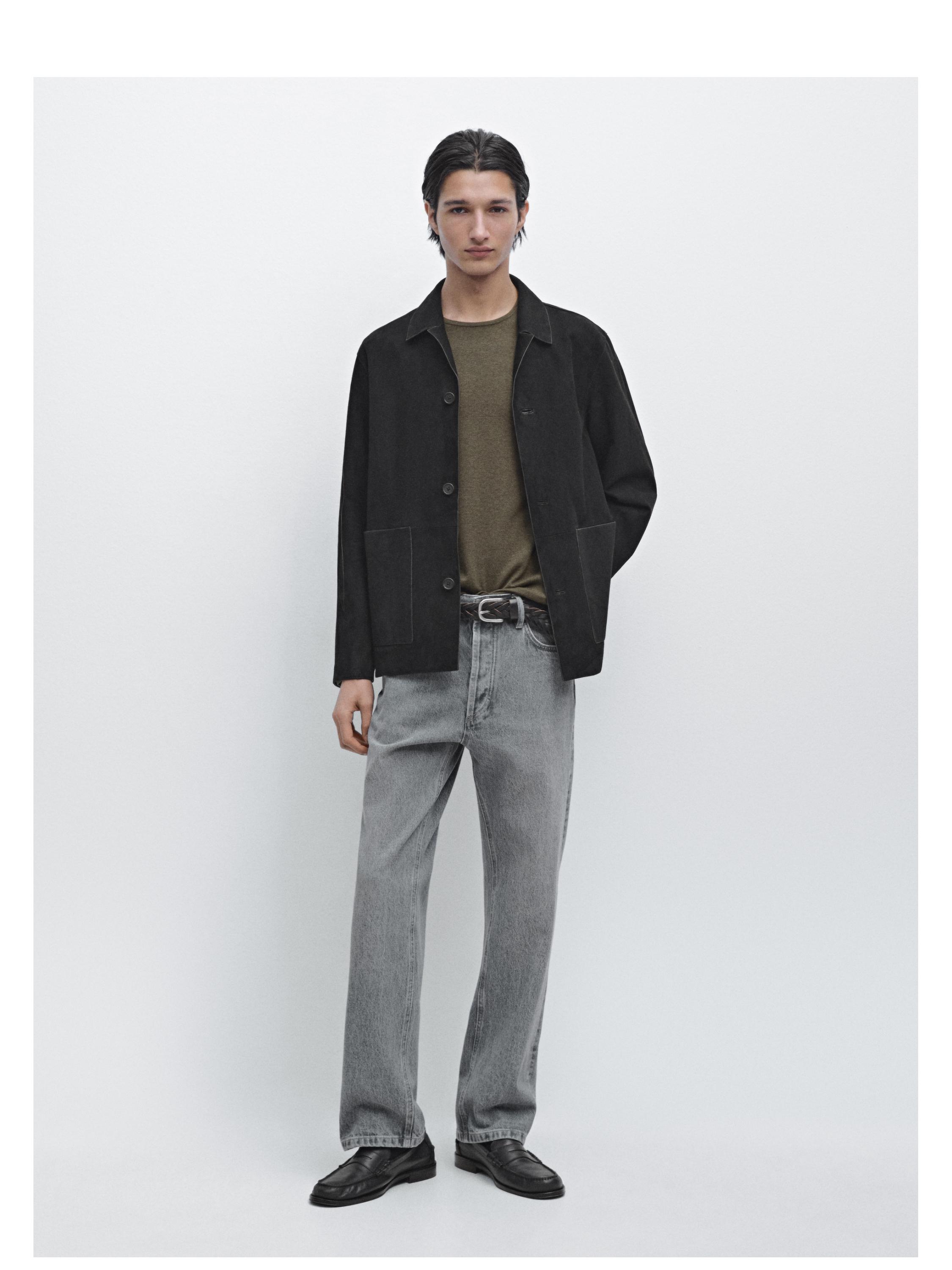 Straight-leg jeans — BLUISH GREY