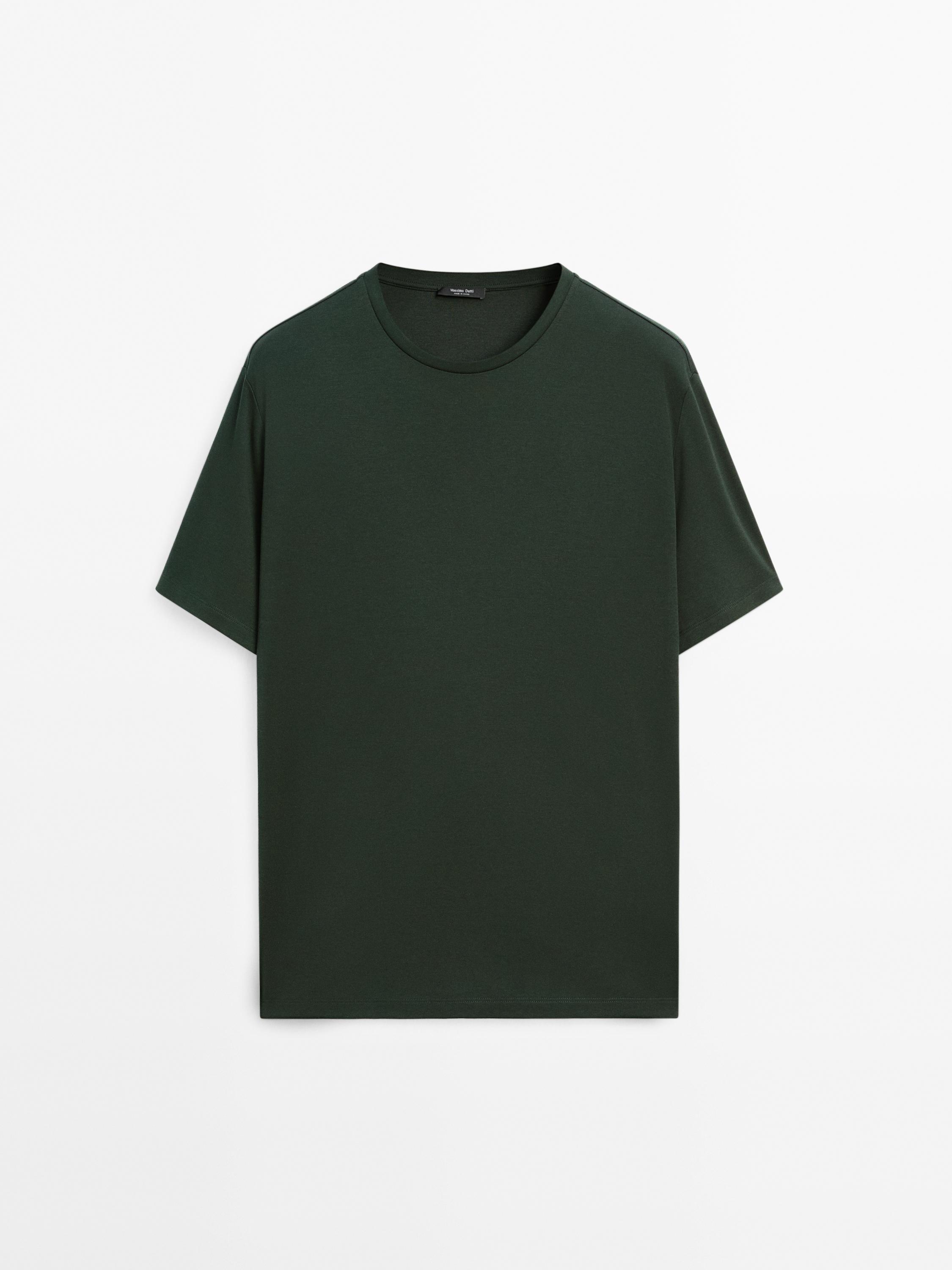 T-shirt i bomuldsblanding