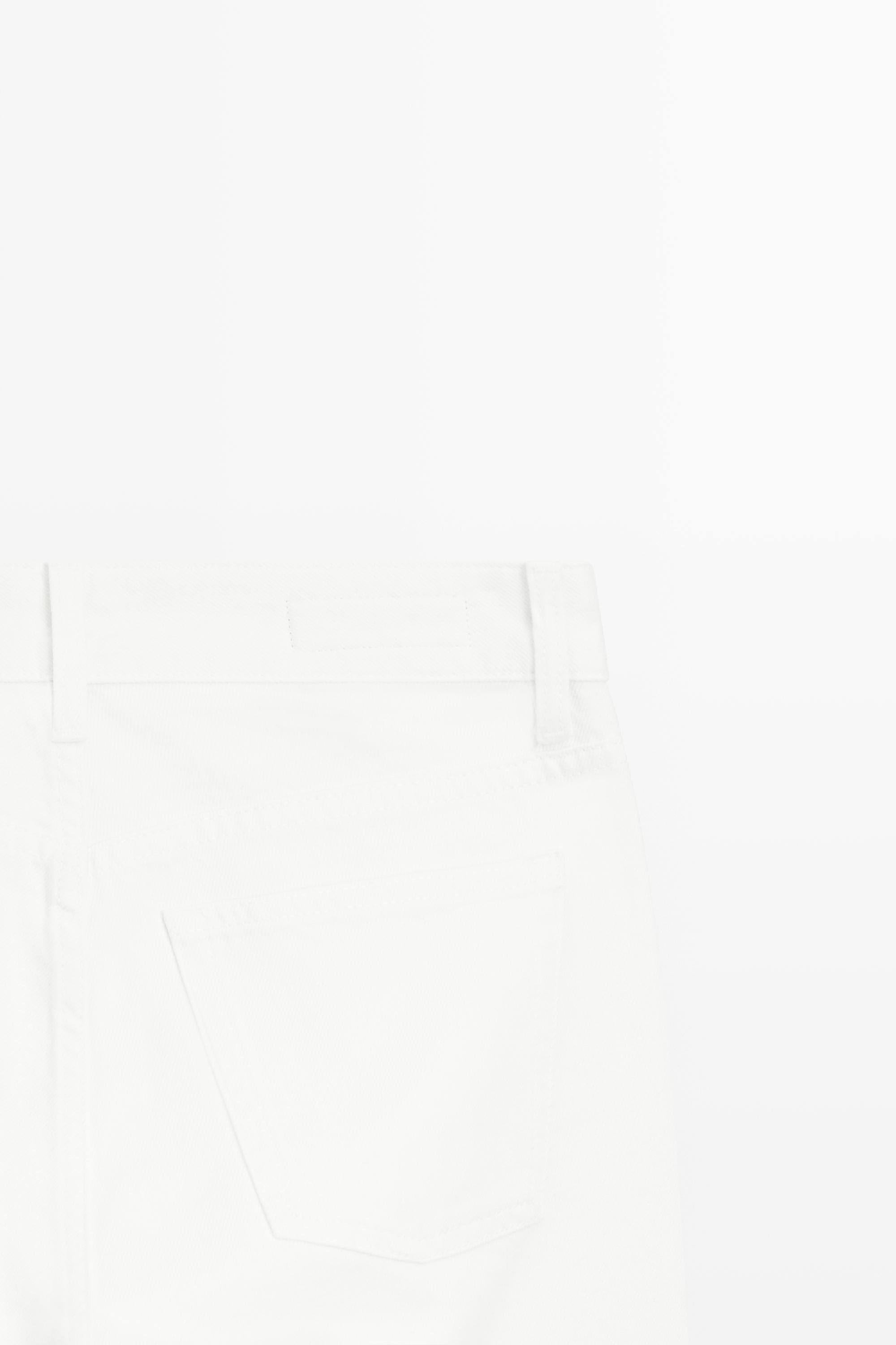 Low-rise straight-leg jeans — Off white