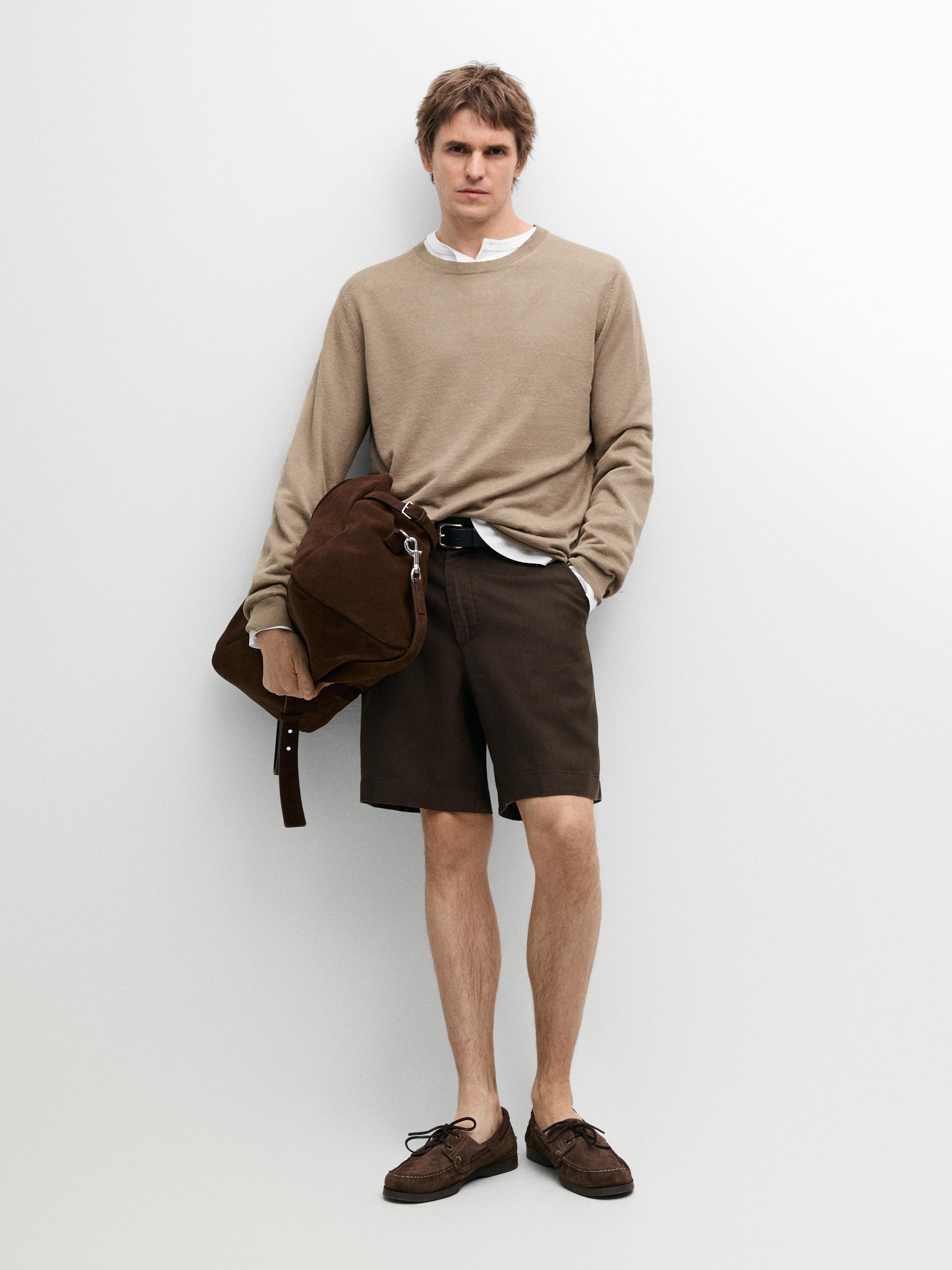 Bermuda 100% lino total look
