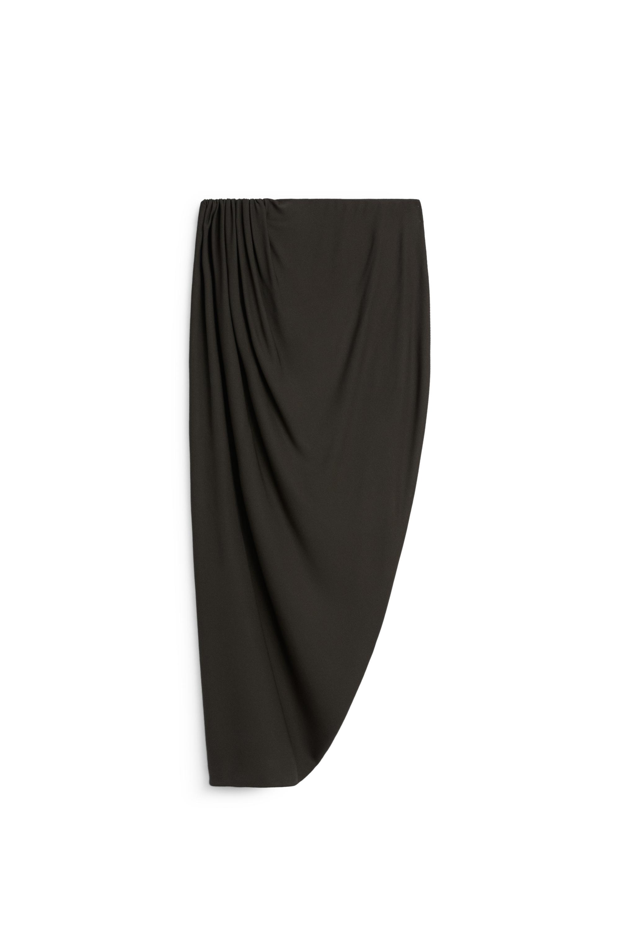 Draped midi skirt - LIMITED EDITION by Massimo Dutti