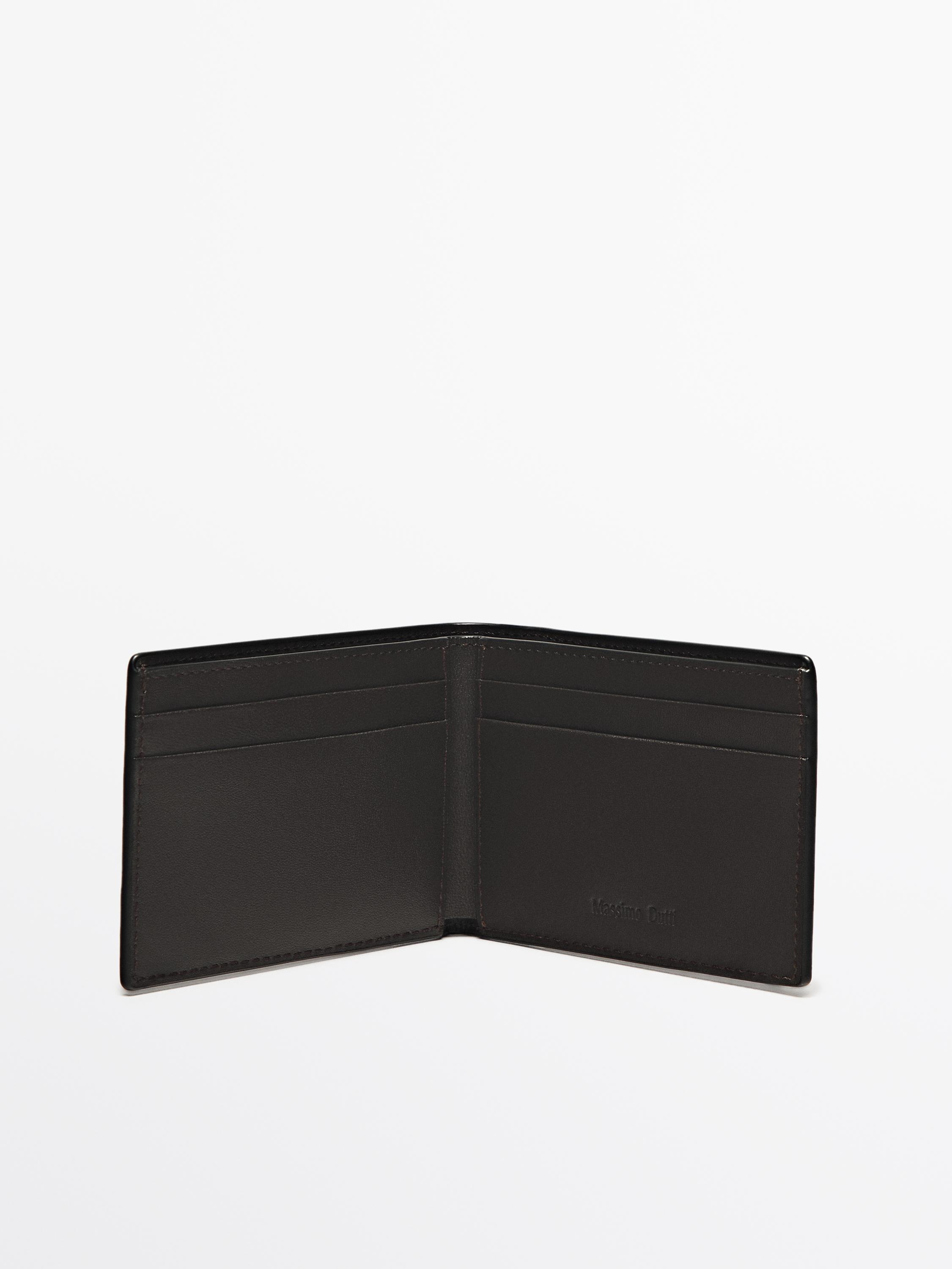 Nappa leather landscape wallet