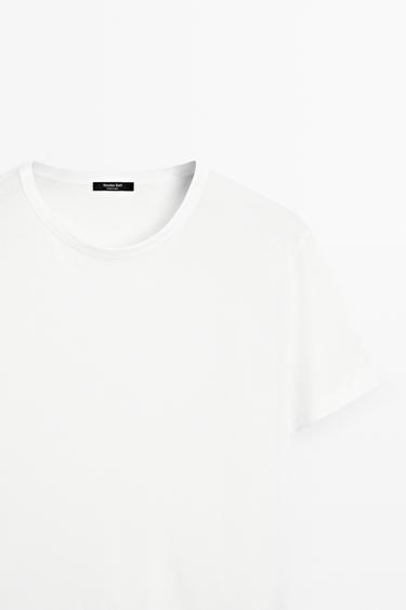 100% cotton short-sleeve T-shirt — Off white 4