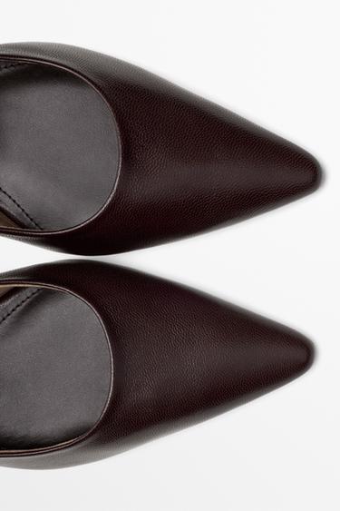 Slingback heel shoe — BROWN 7