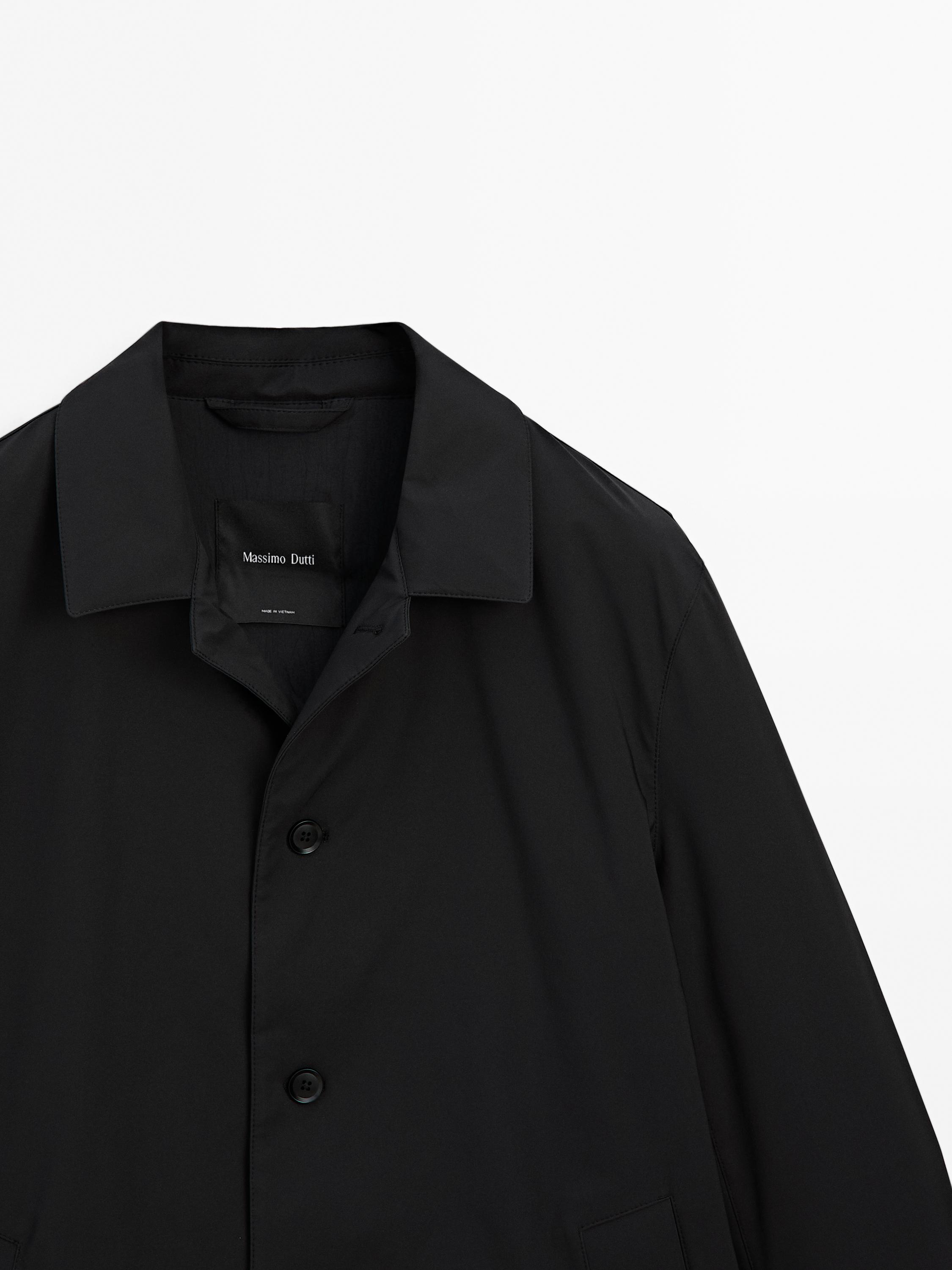 Trench in tessuto water repellent