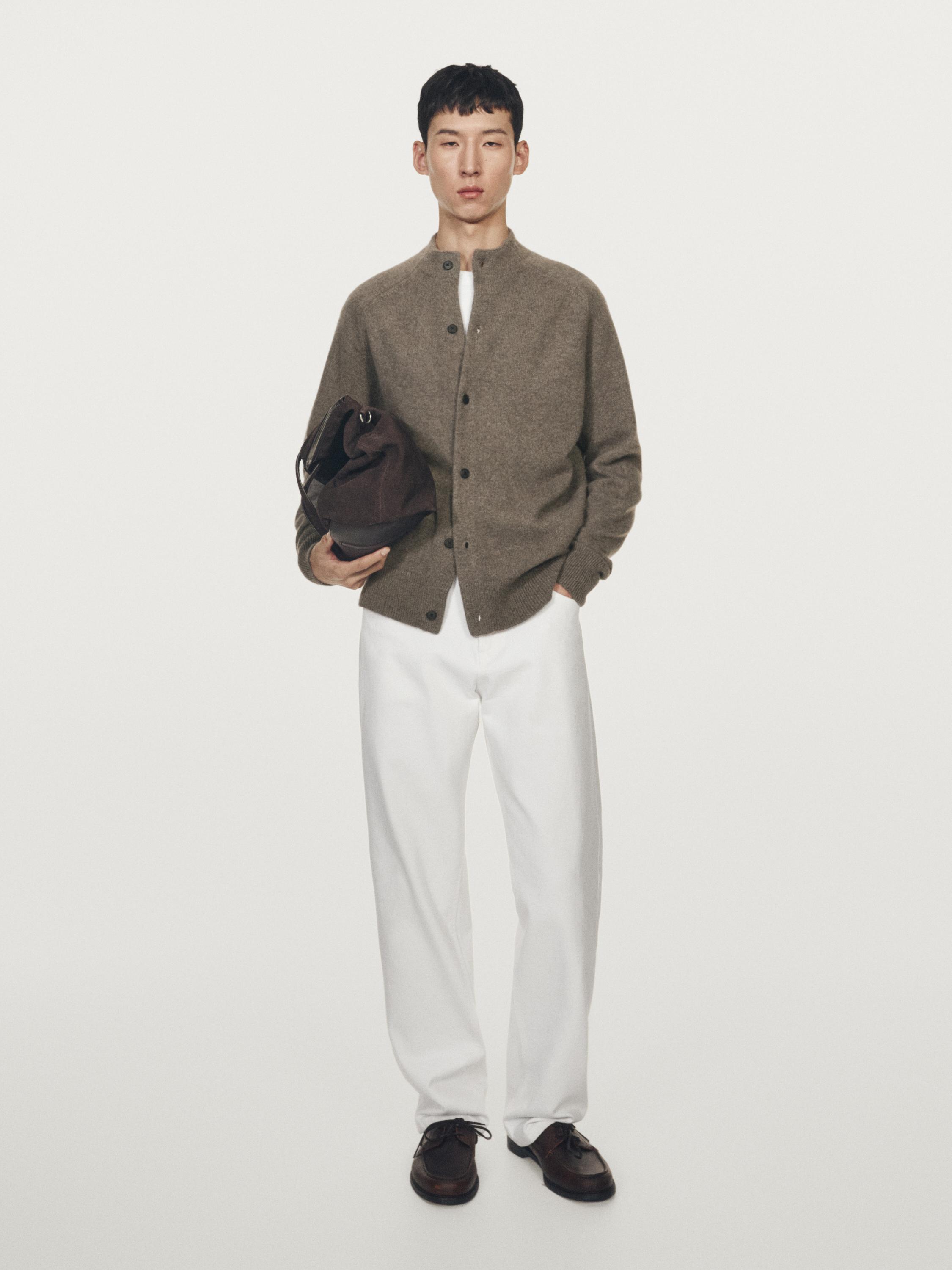 Cárdigan punto 100% cashmere