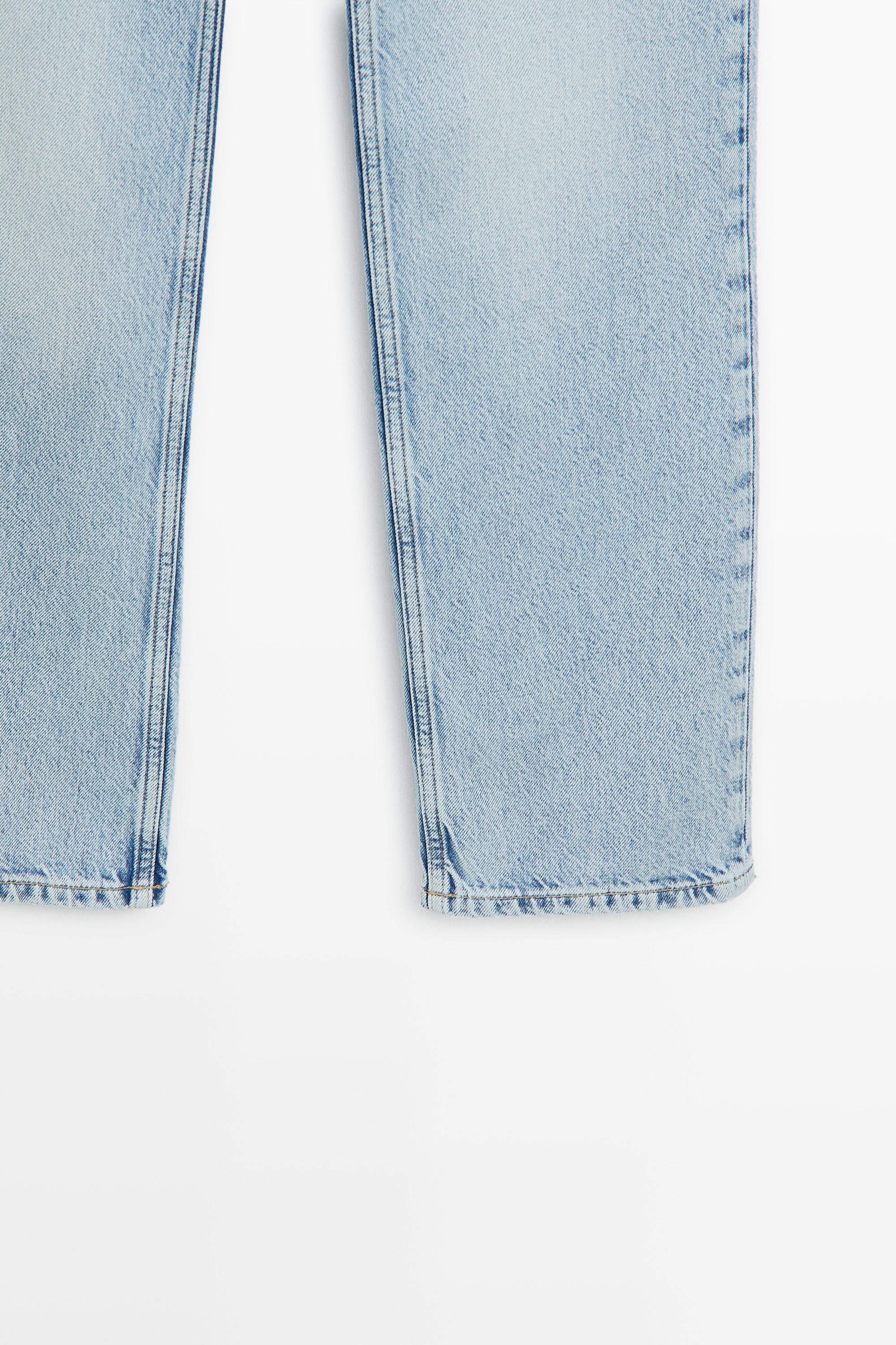 Massimo Dutti Orta bel relaxed straight fit jean görsel 8