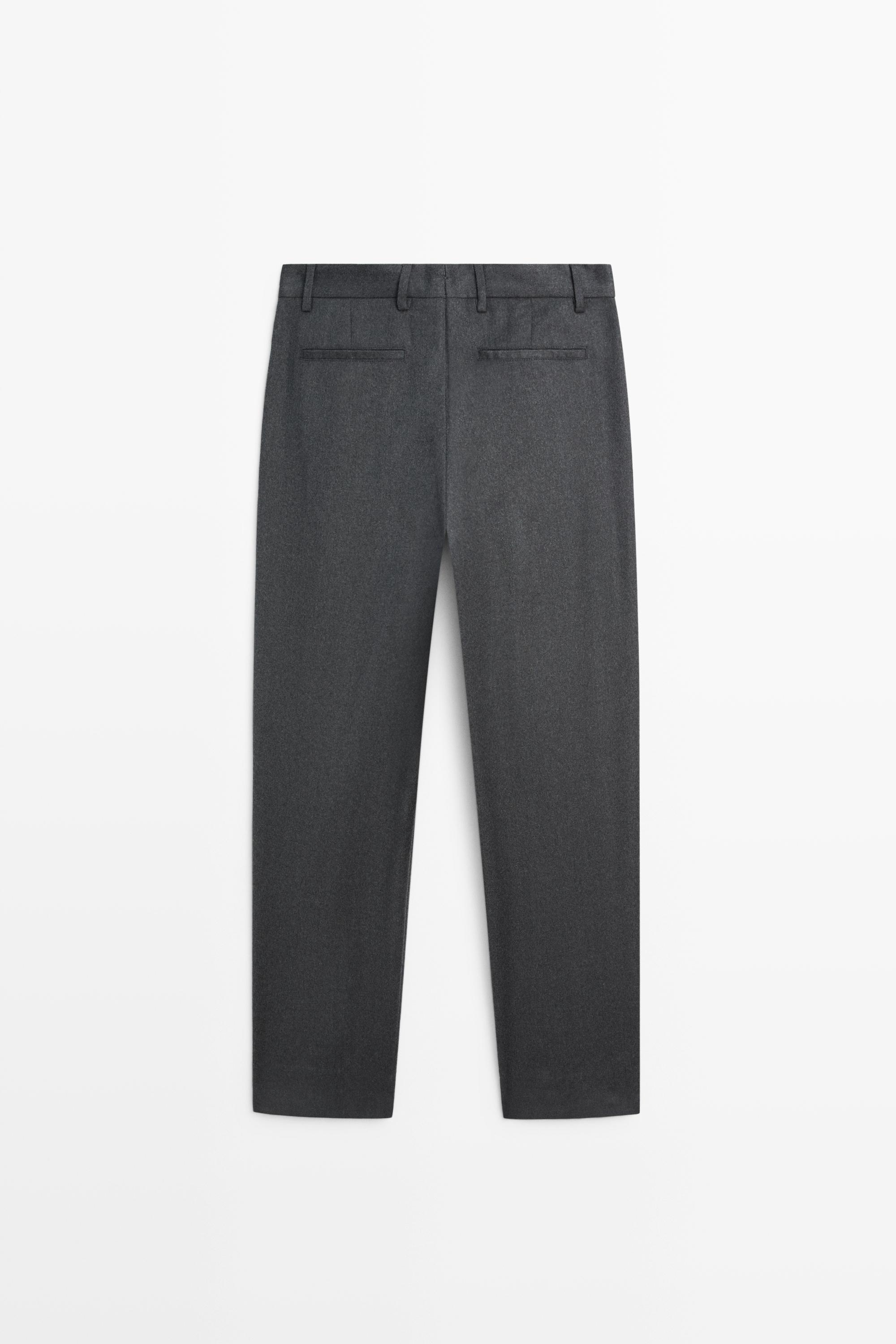 100% wool suit pants