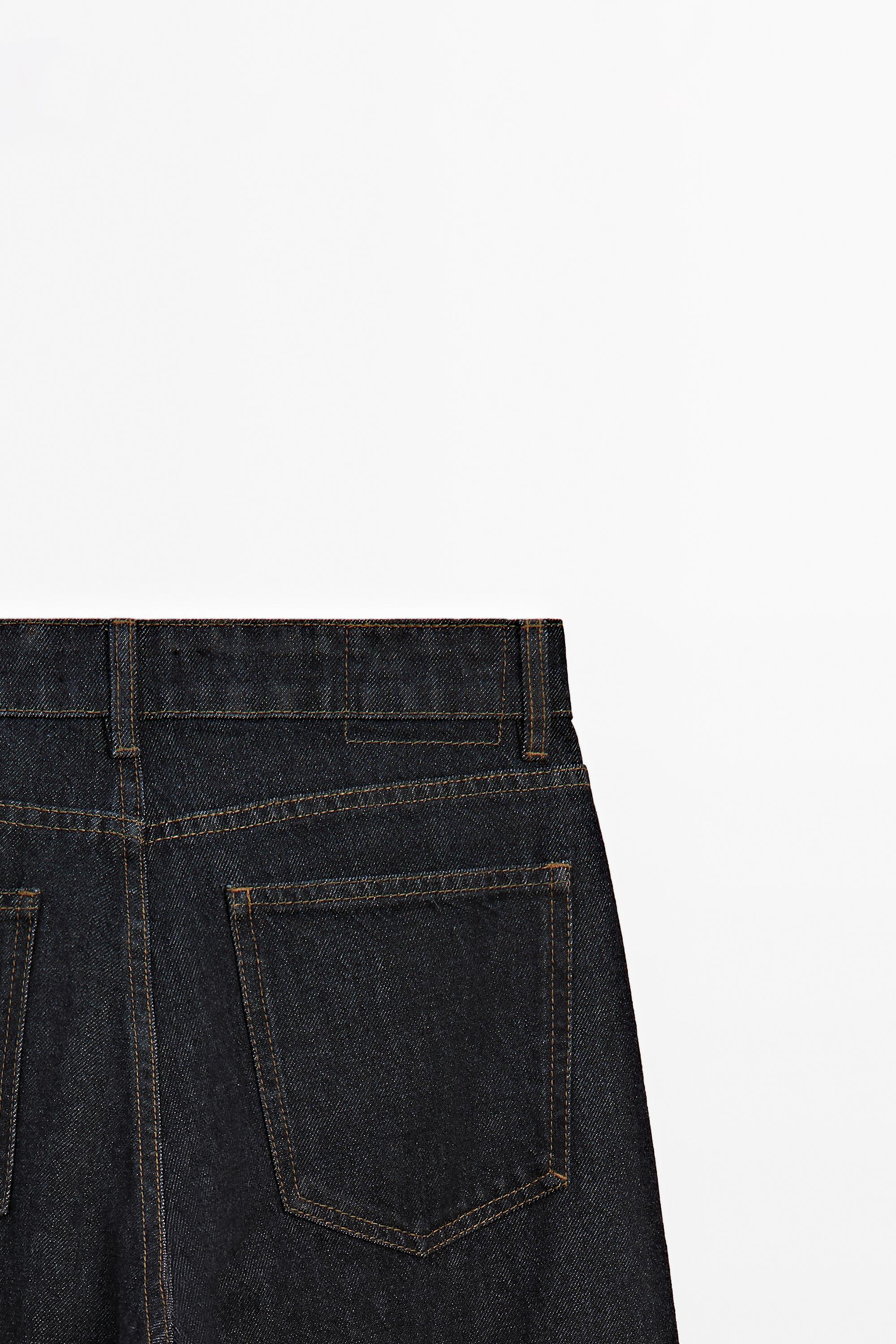 Mid-rise wide-leg jeans — DARK BLUE