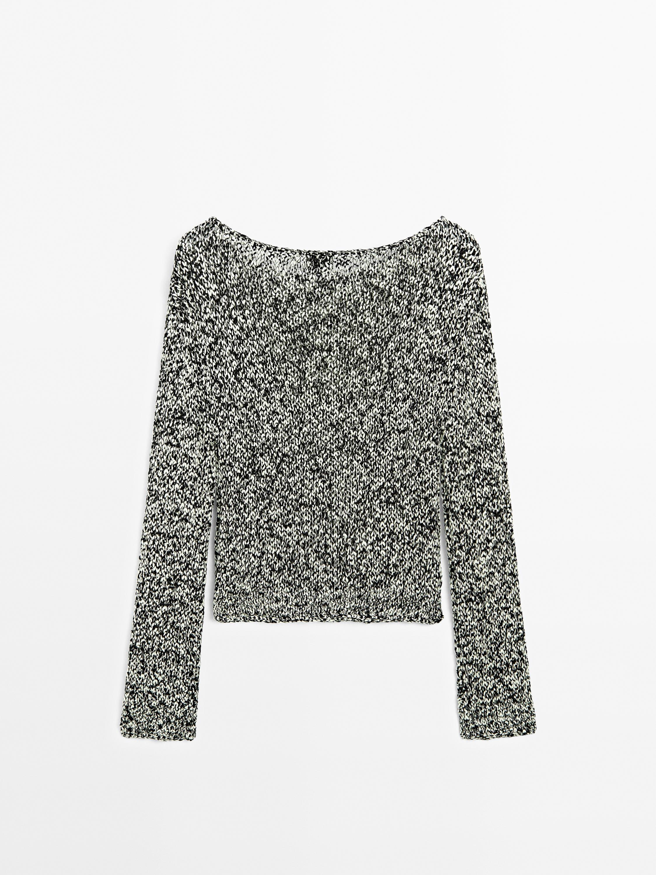 Flecked knit sweater - Limited Edition