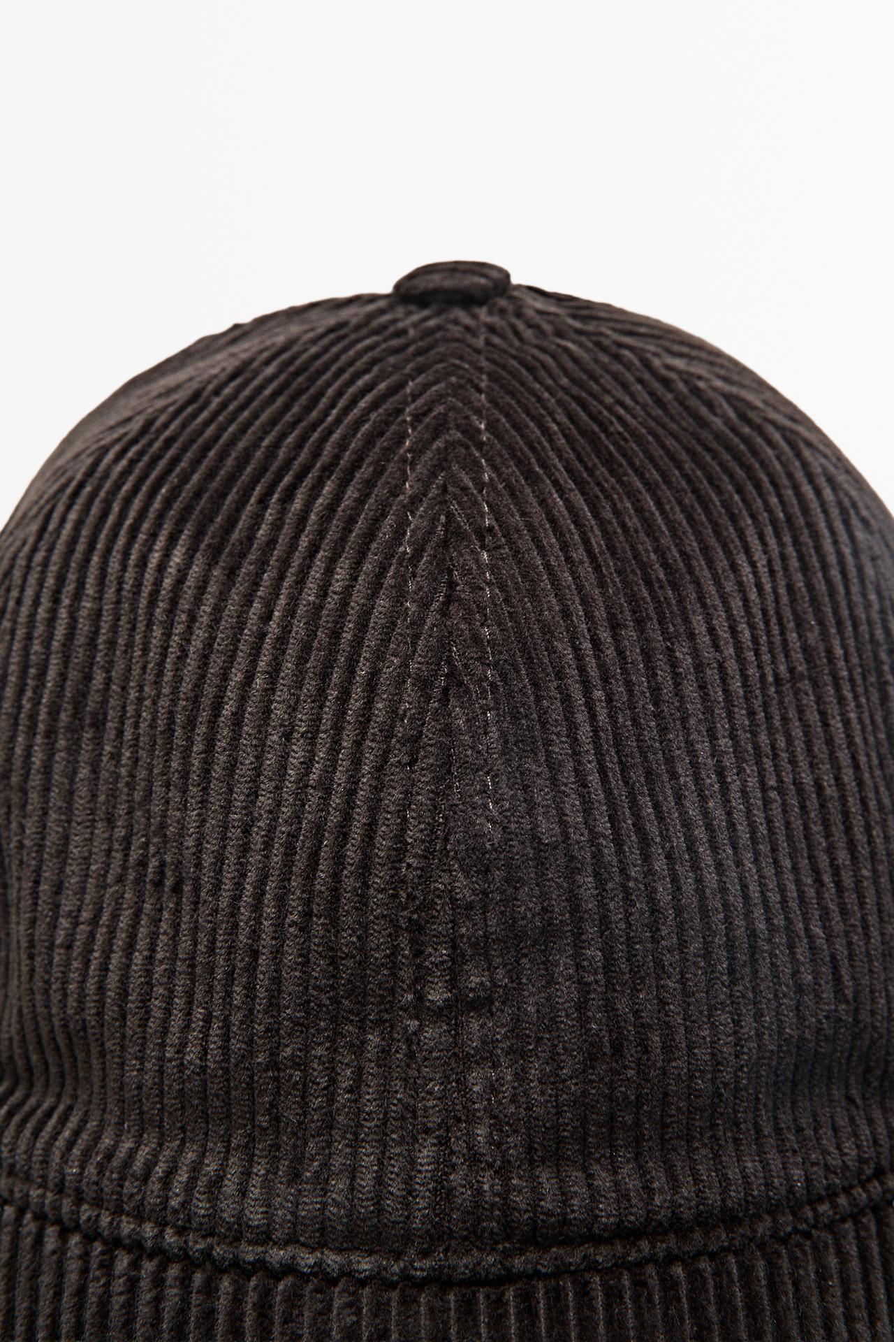 Corduroy cap — BROWN