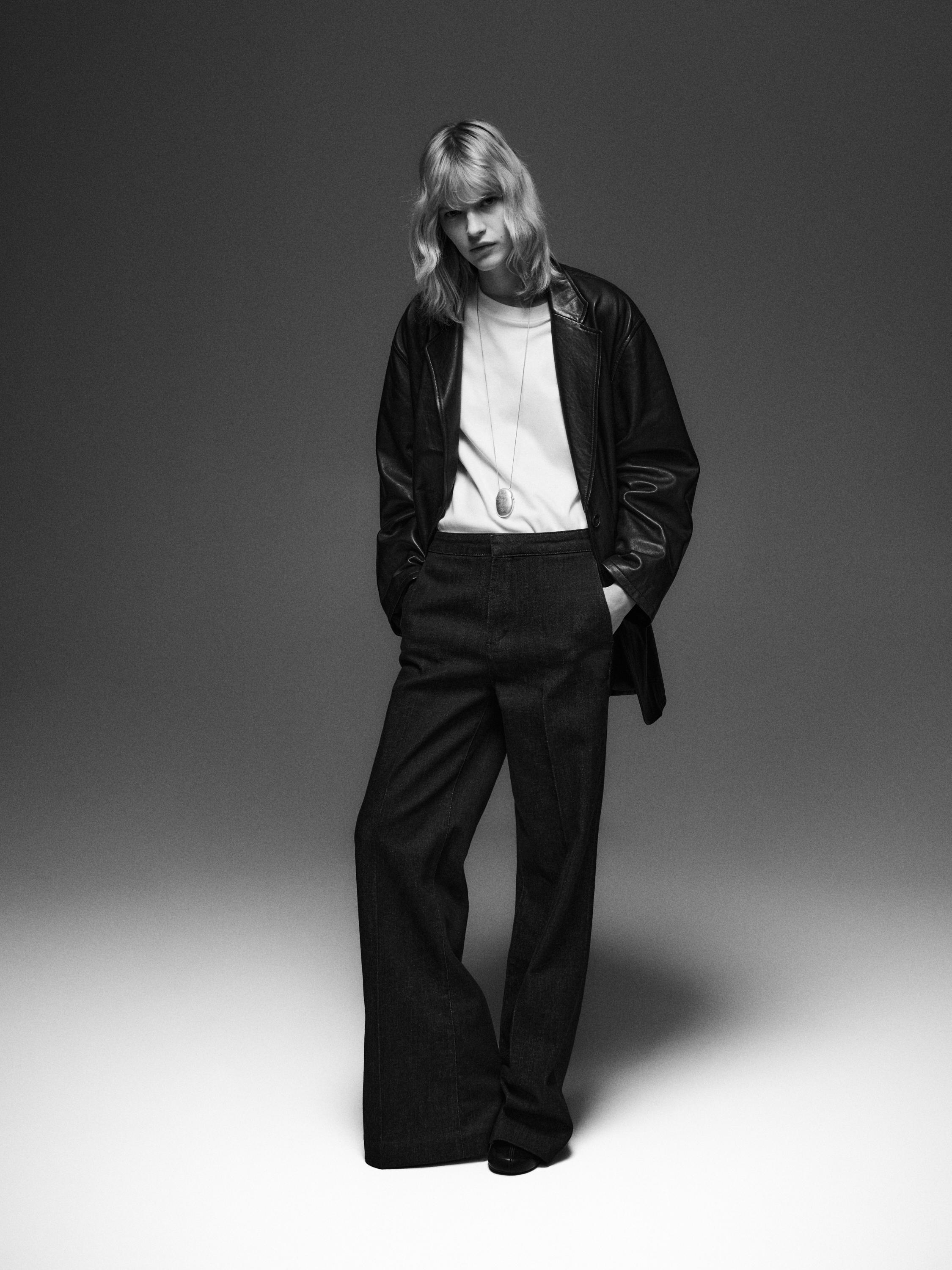 Oversize t-skjorte med tykk vekt