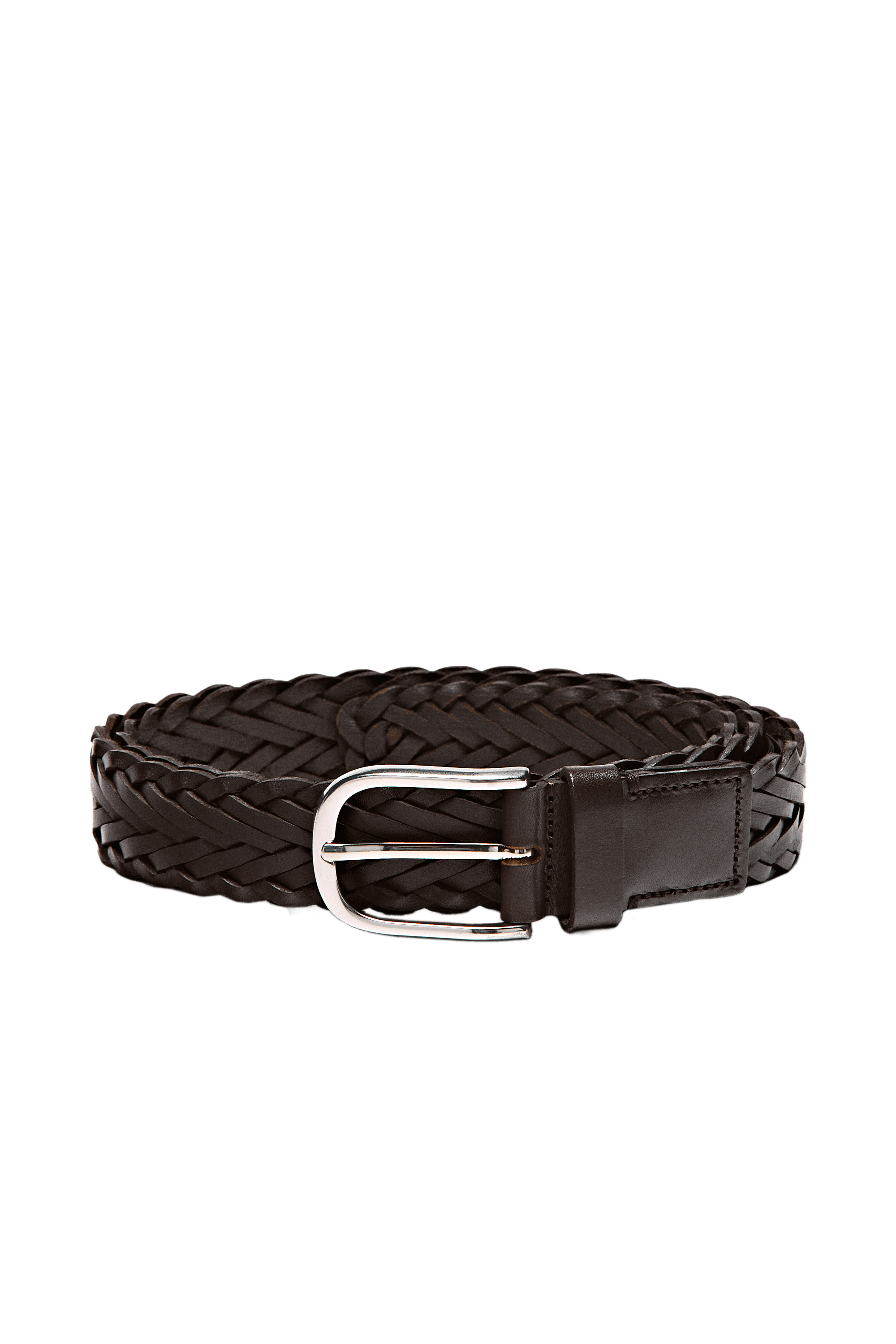 Massimo Dutti Örgü deri kemer görsel 3