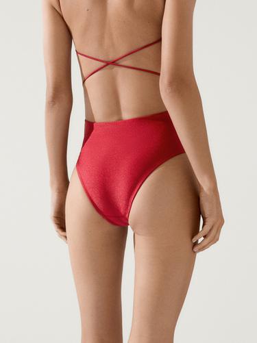 Swimsuit with thin straps — RED 8