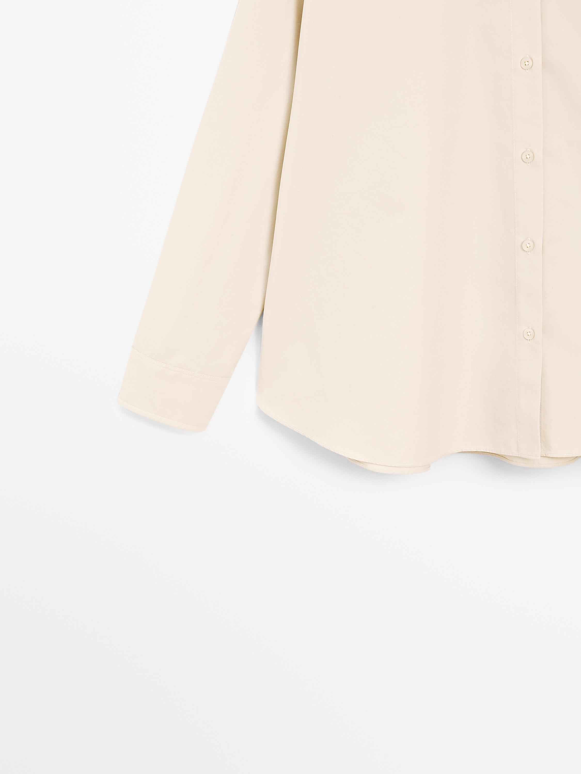 100% cotton poplin shirt