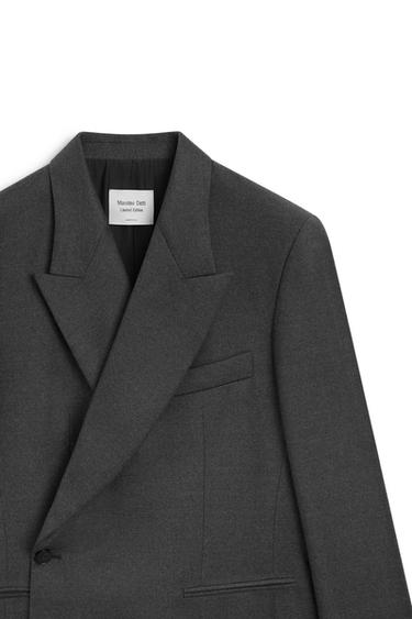 Oversize double-breasted suit blazer - LIMITED EDITION — DARK GREY 6