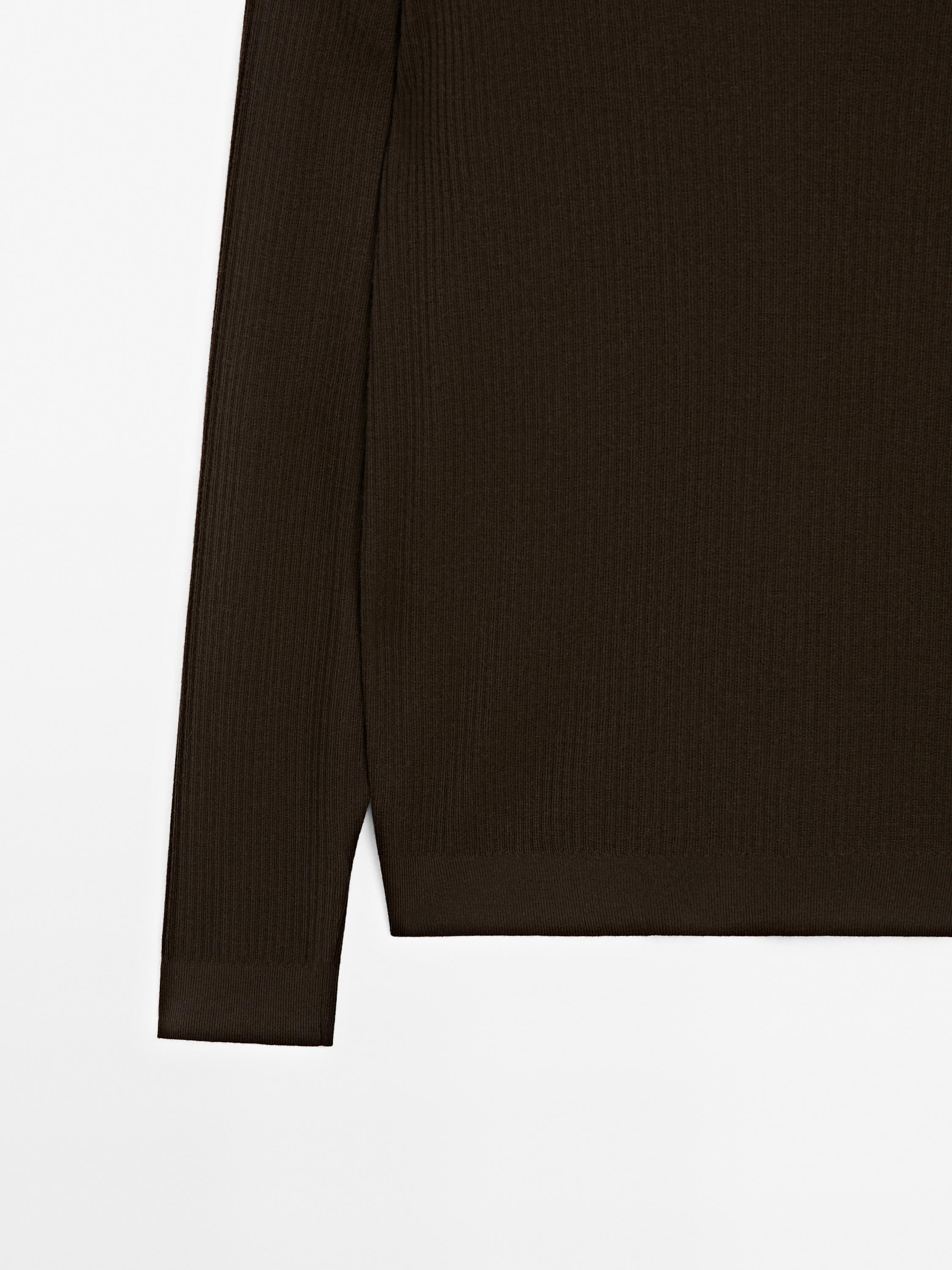 100% merino wool knit sweater