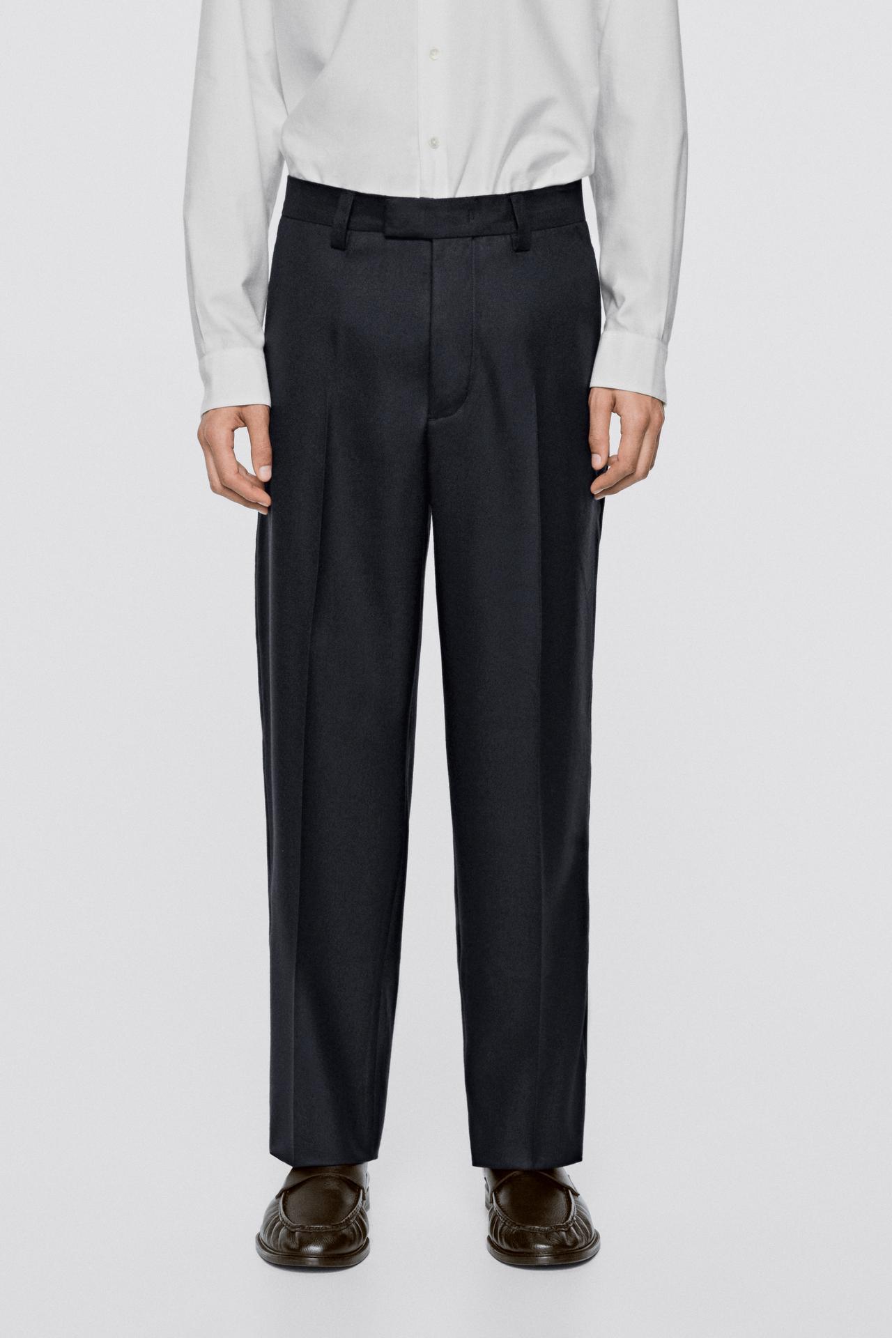 Wool blend suit pants - LIMITED EDITION — NAVY BLUE