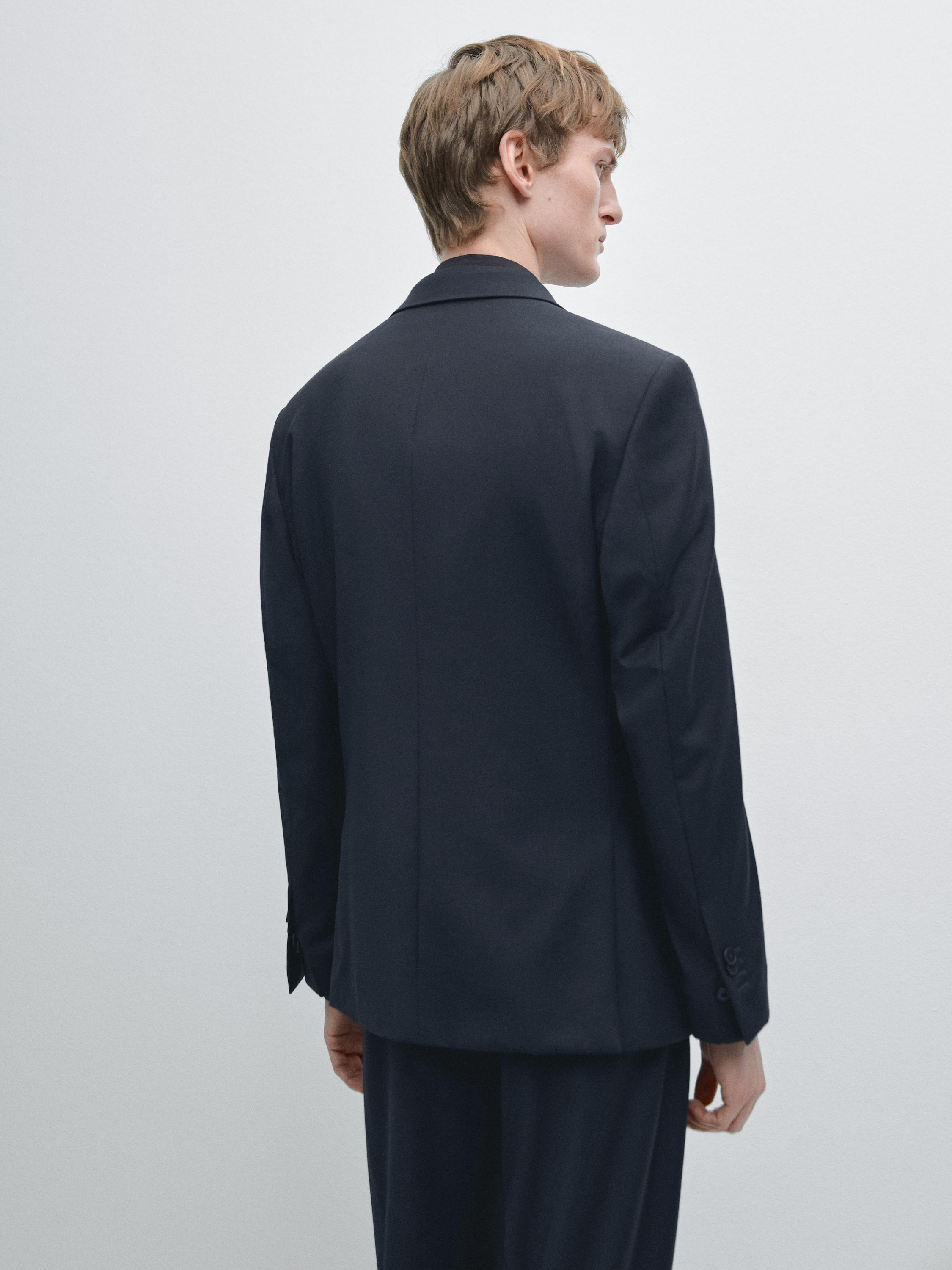 Blazer de fato 100% lã