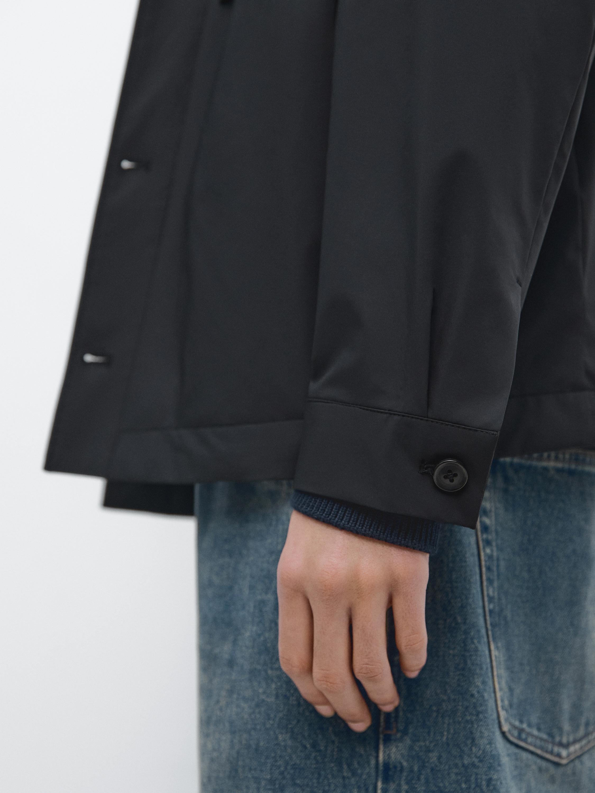 Short jacket with pocket details — NAVY BLUE