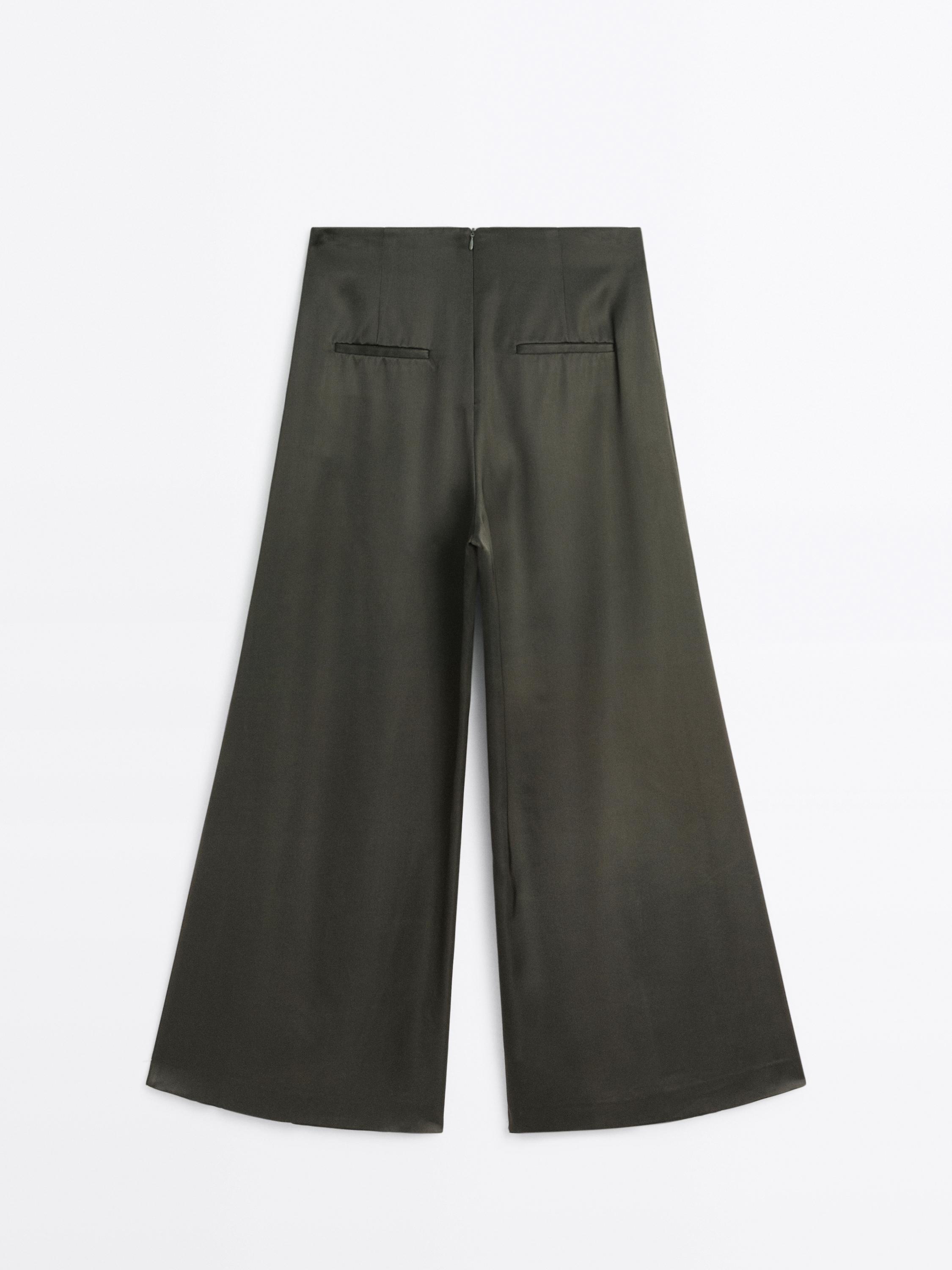 Pantalón ancho satinado - STUDIO