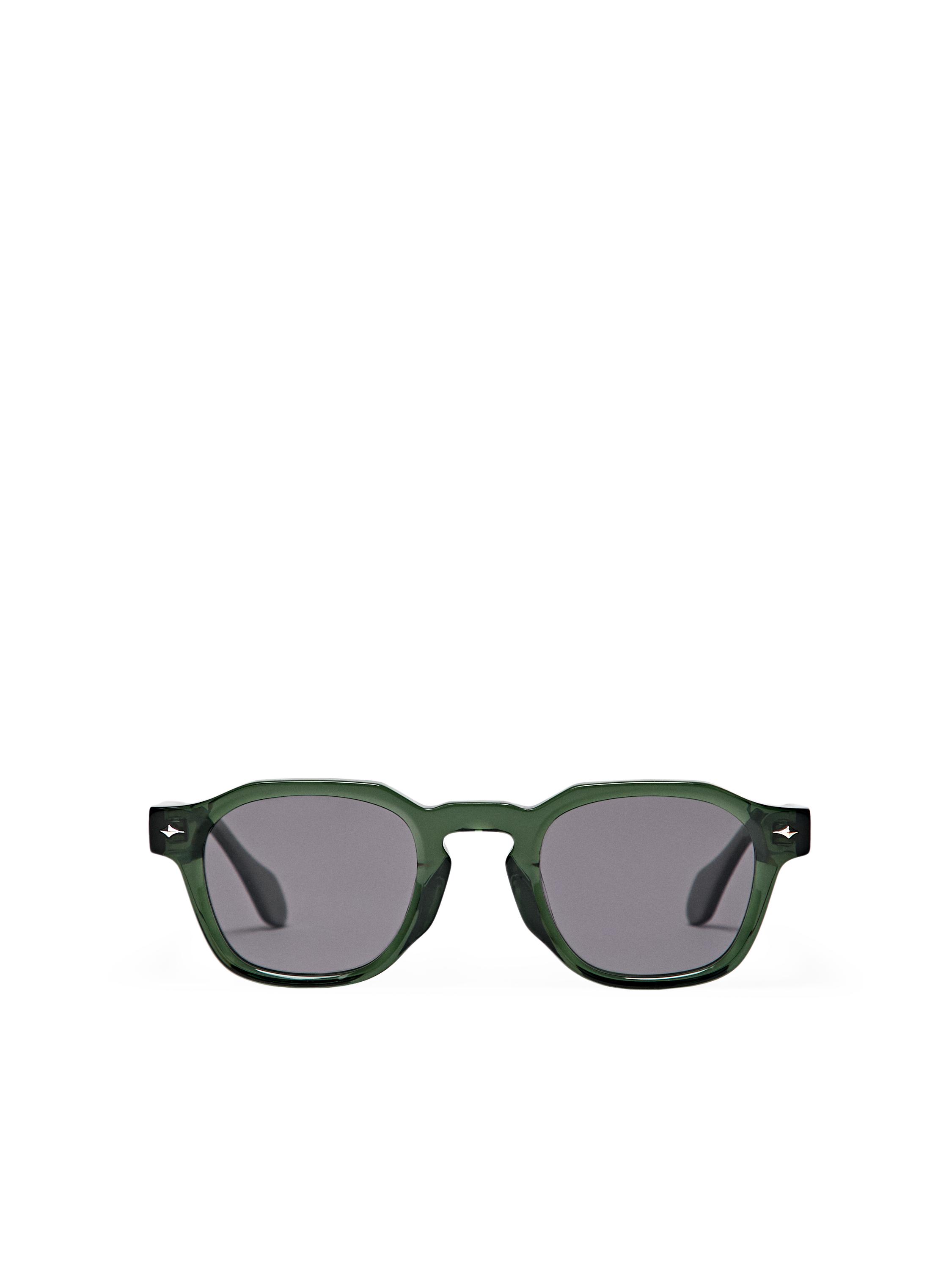Geometric sunglasses — GREEN