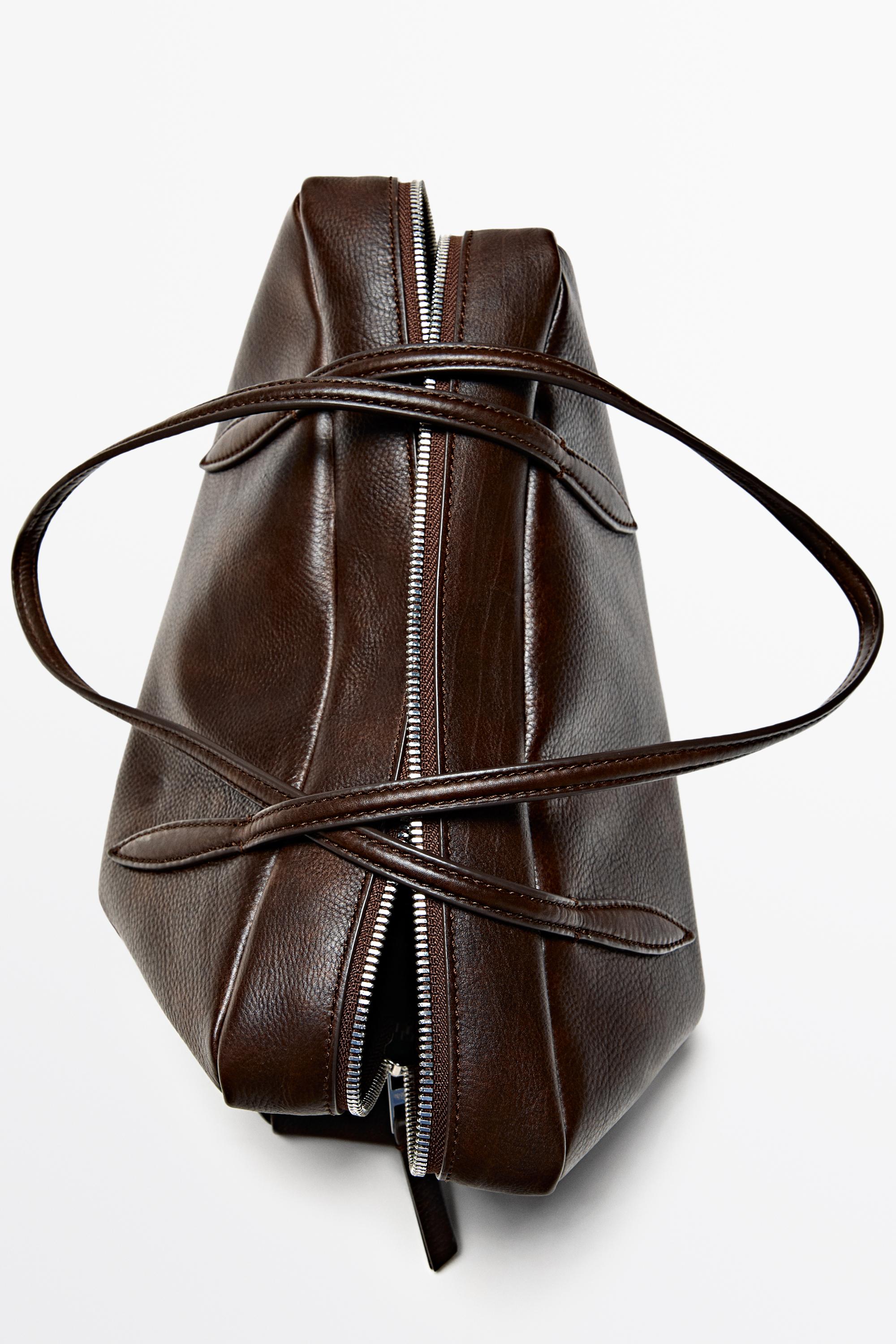 Nappa leather mini duffle bag - thumbnail 4