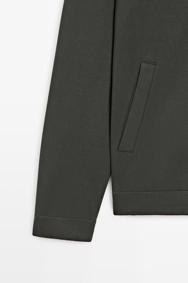 Cotton-Blend Suede Jacket, Co-ord Look — DARK GREEN 8