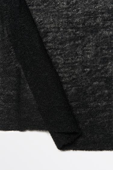 100% Cashmere scarf — BLACK 3