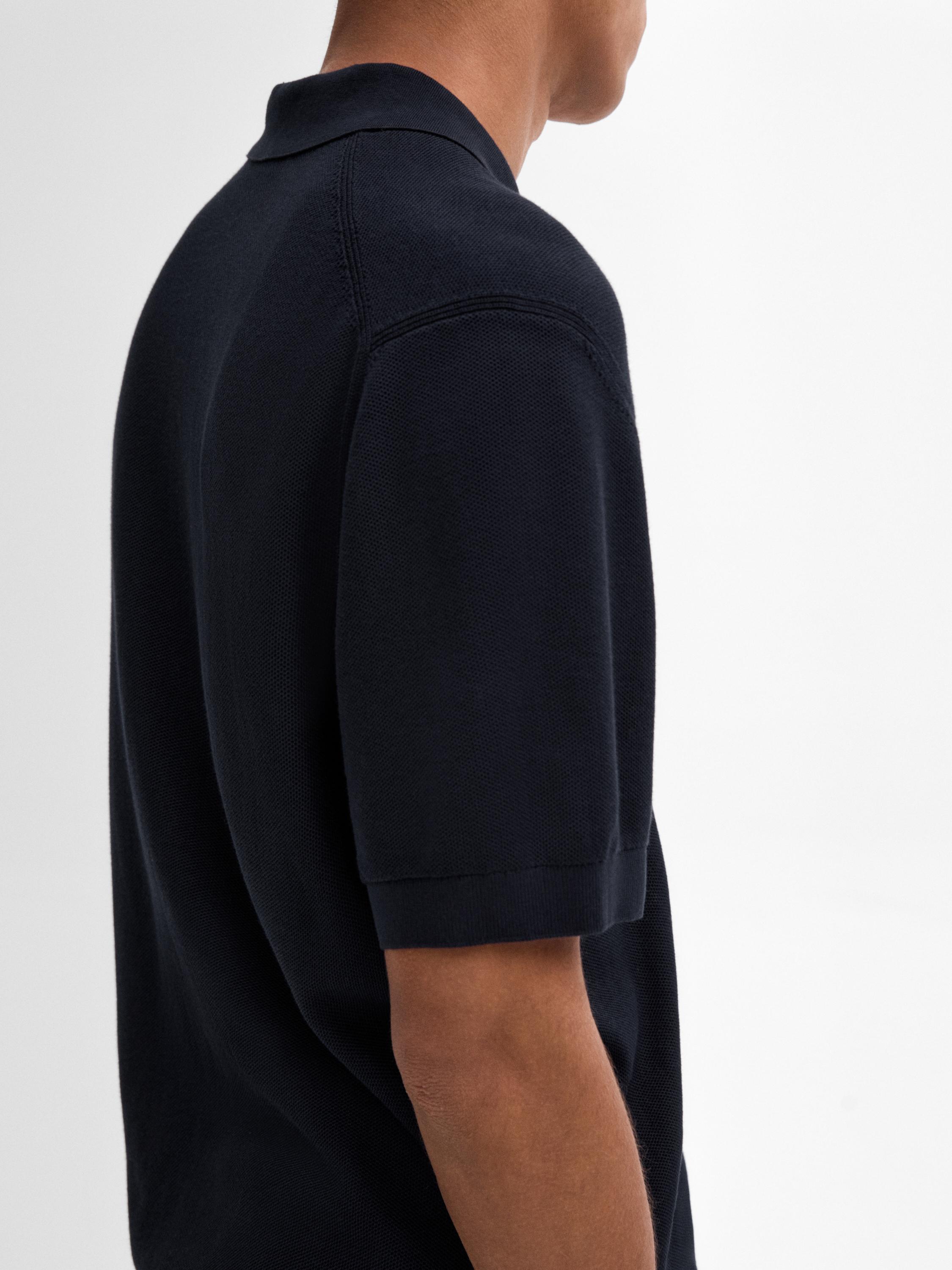 Polo en maille 100 % coton