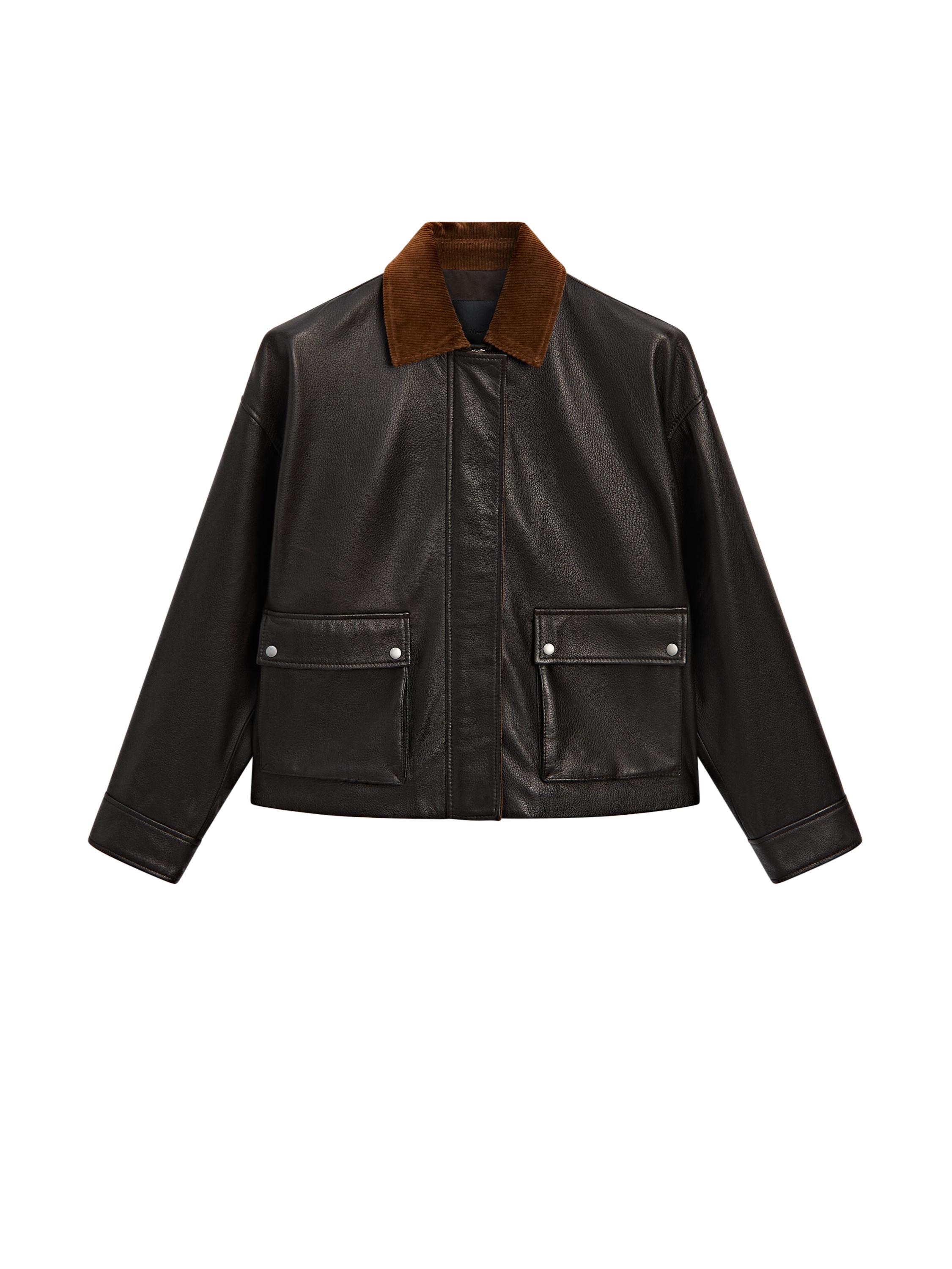 Massimo dutti leather jacket sale hotsell