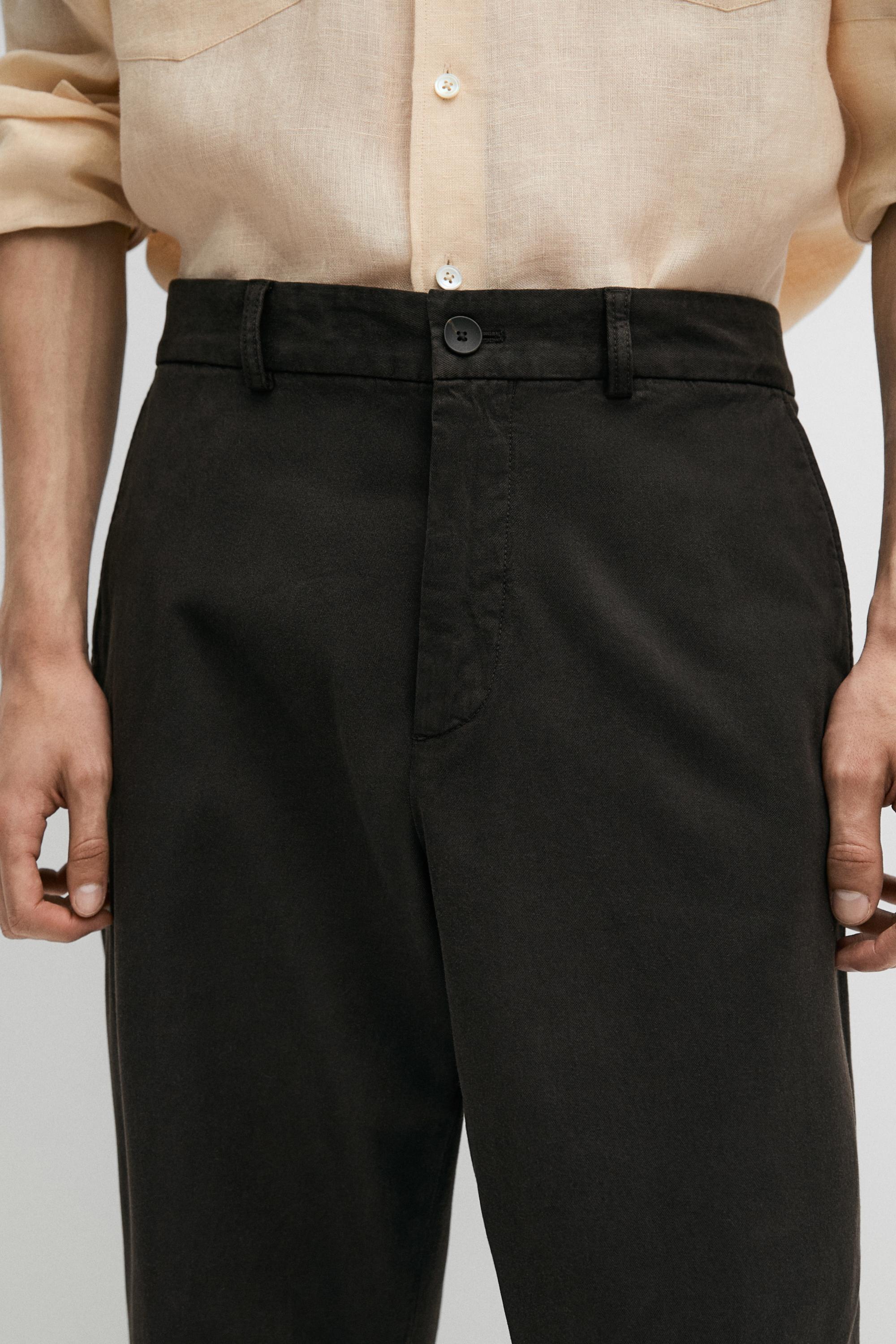 Jogger fit trousers — BROWN