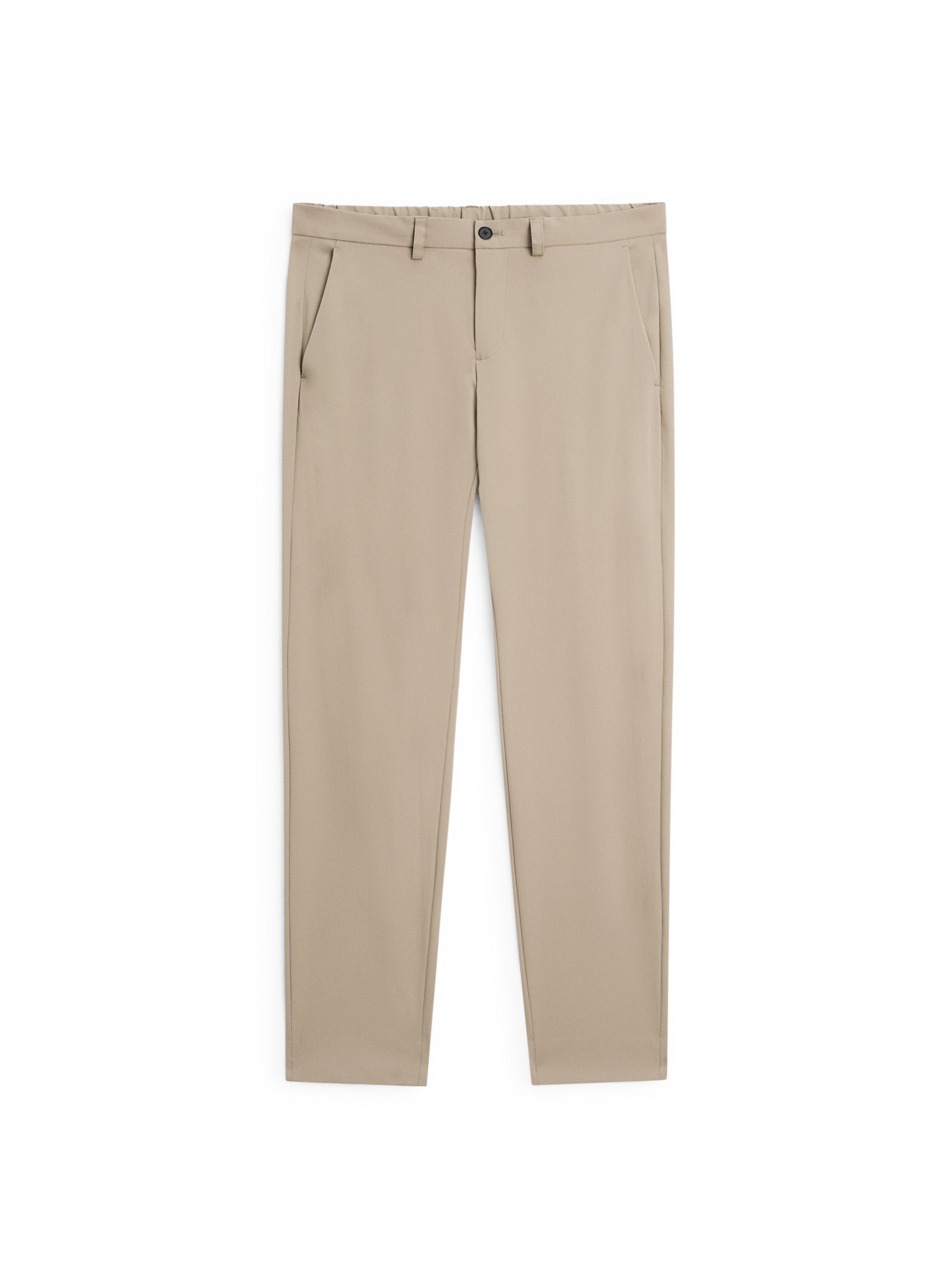 Regular-fit technical trousers — MOLE BROWN