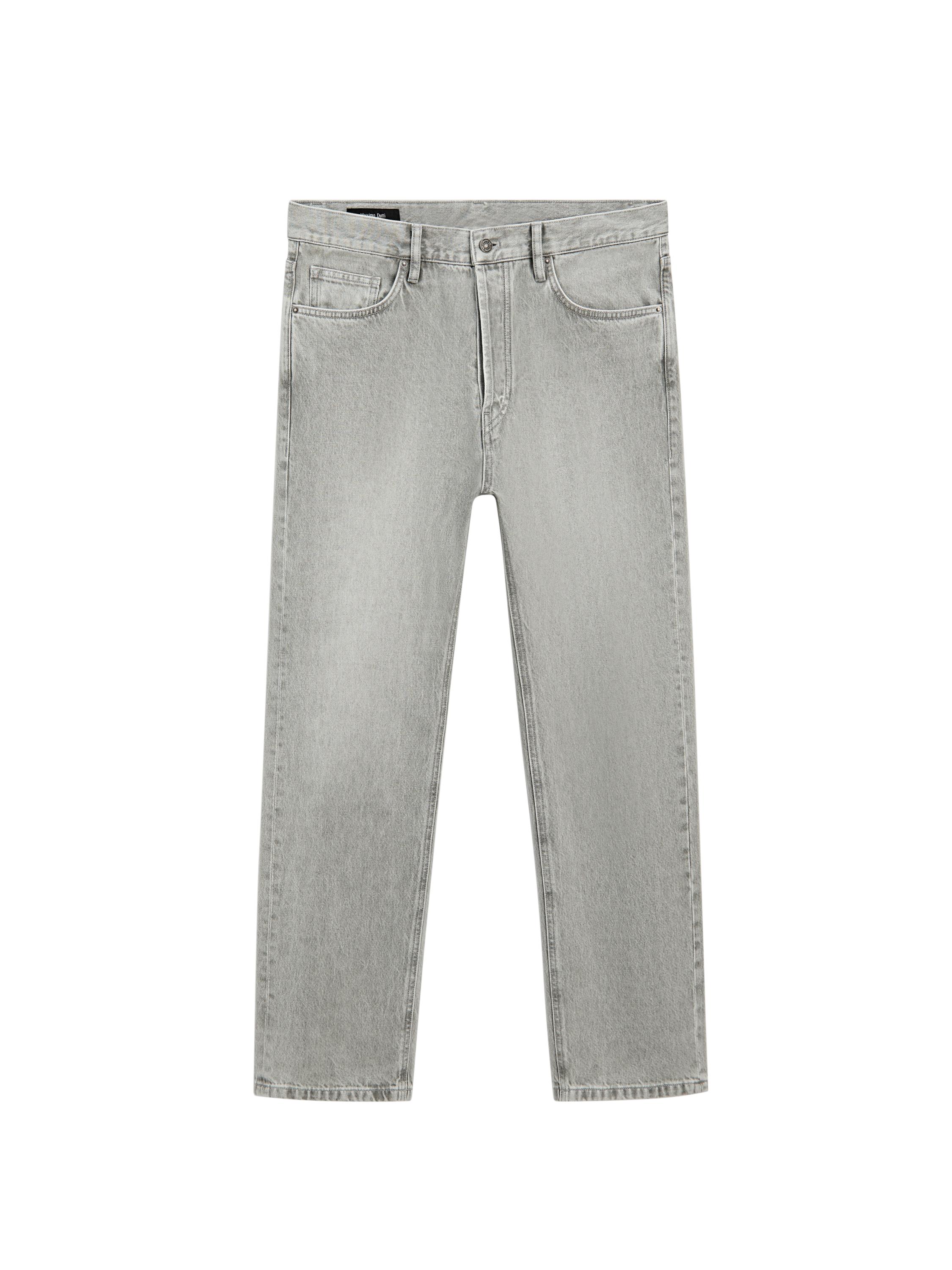 Straight-leg jeans — GREY